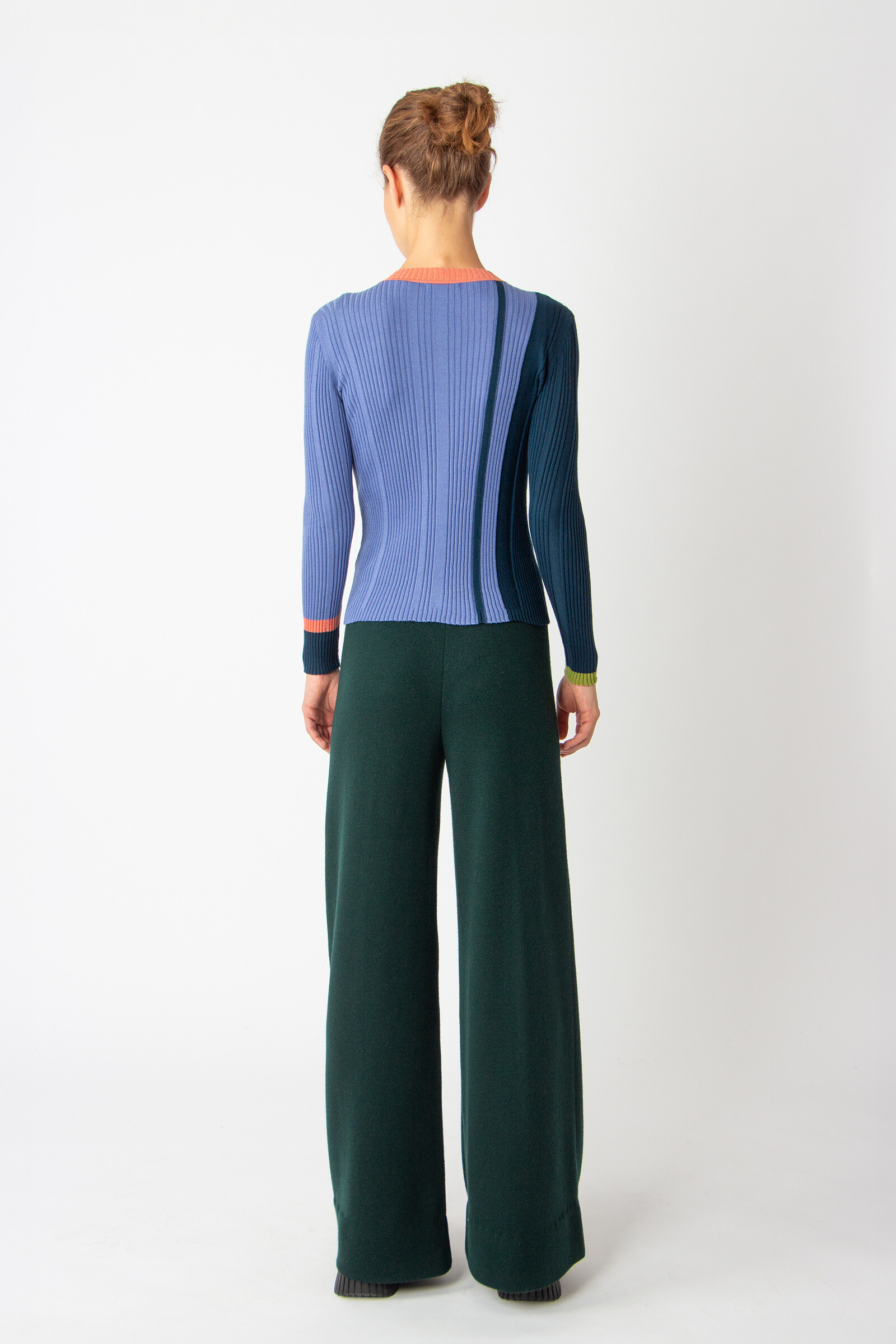 IVKO  Woman IVKO - Ribbed Pullover Contrasting Stripe Lilac