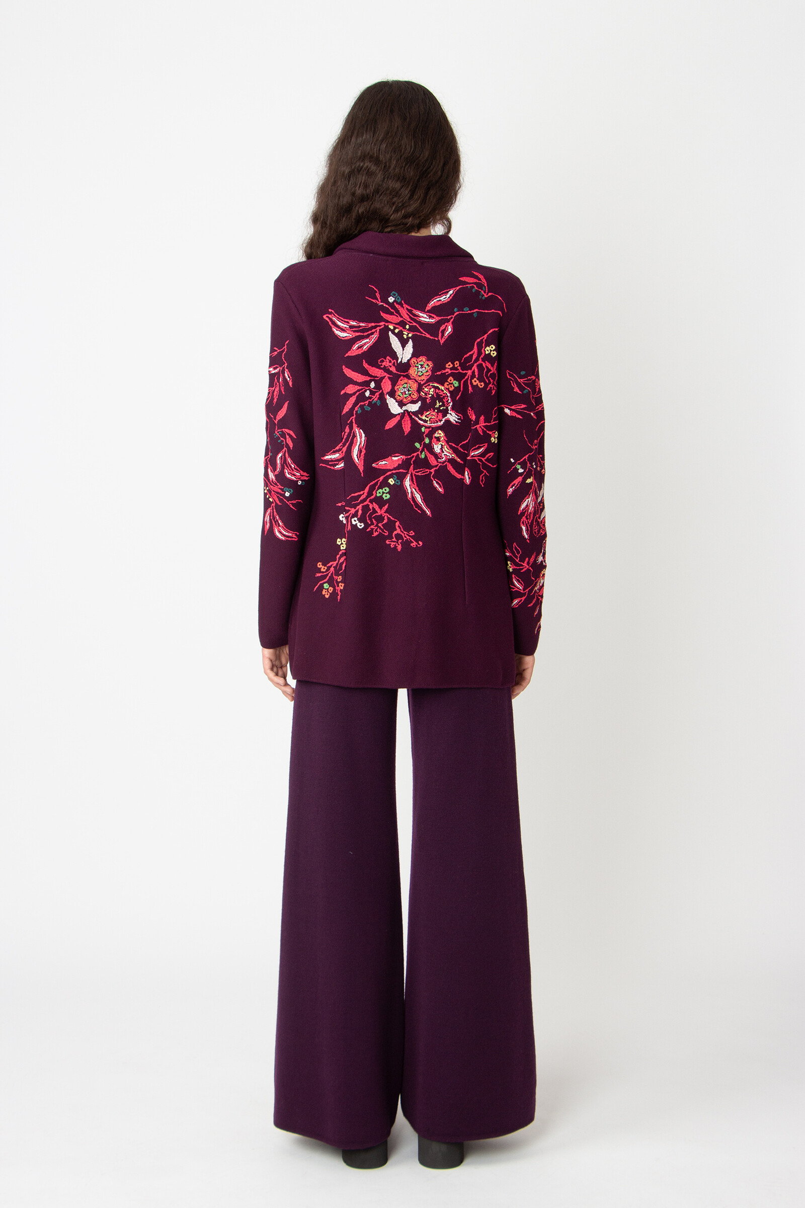 IVKO  Woman IVKO - Blazer with Embroidery Plum