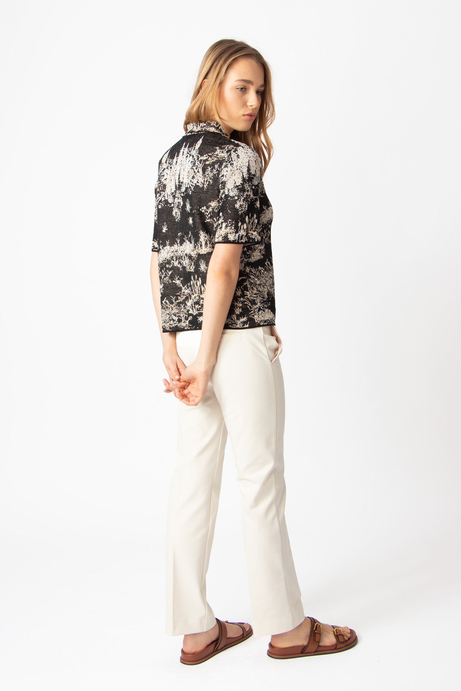 IVKO  Woman IVKO - Pullover Garden Nostalgic Pattern Black
