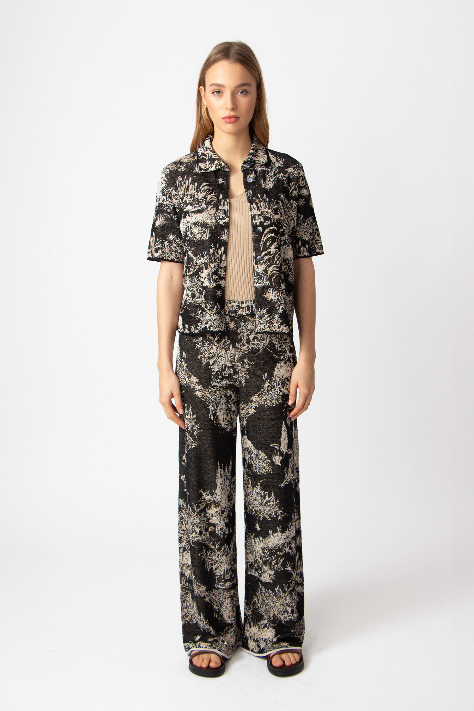 パンツ emiriawiz Classical tweed tuck pants IVKO Woman Summer Pants Buy Now! - 13 doors