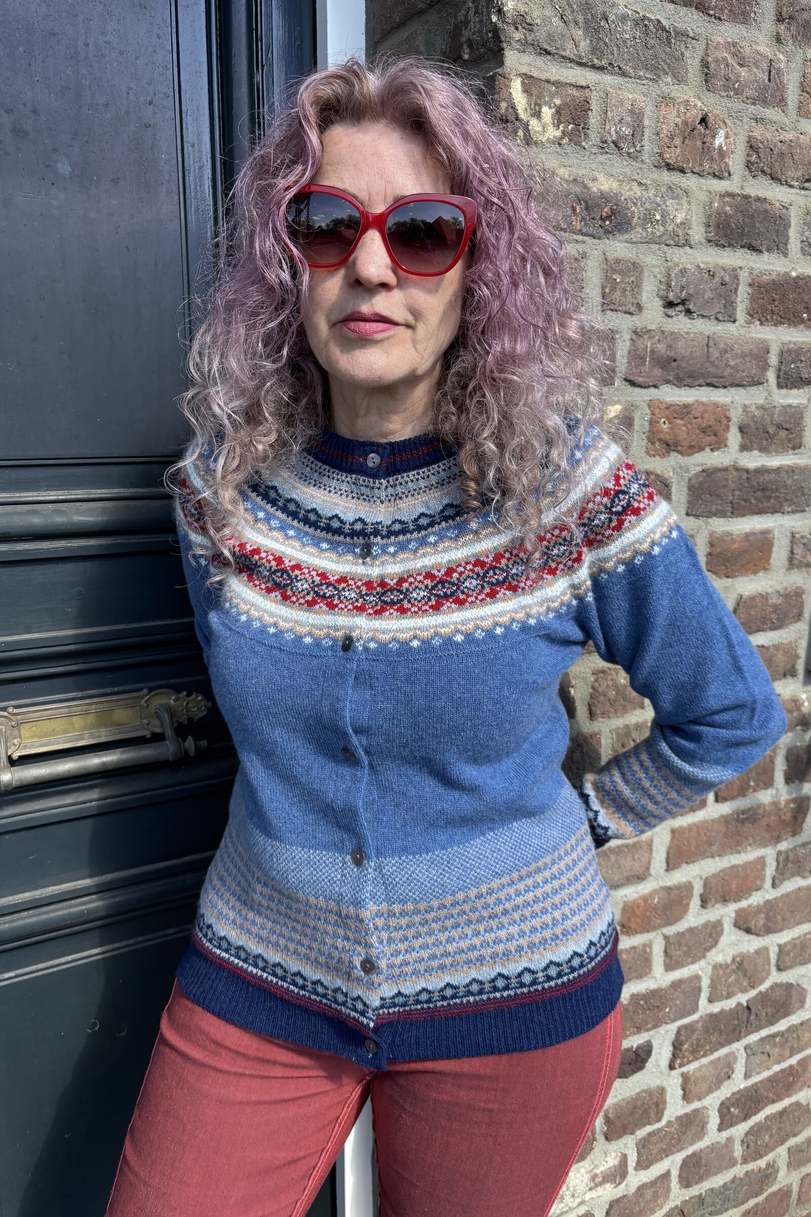 Eribé Eribé - Alpine Cardigan Blue Morning