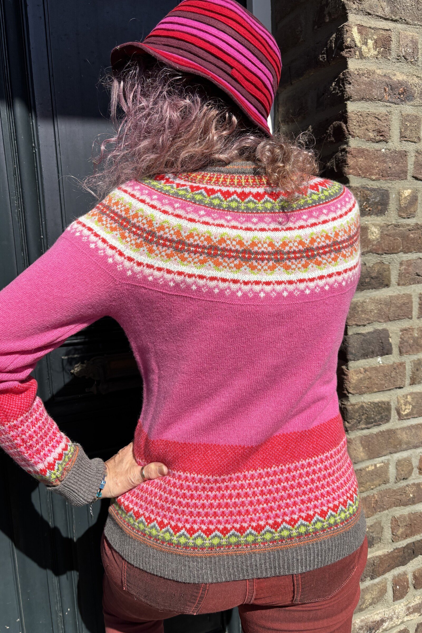 Eribé Eribé - Alpine Cardigan Pink Lily