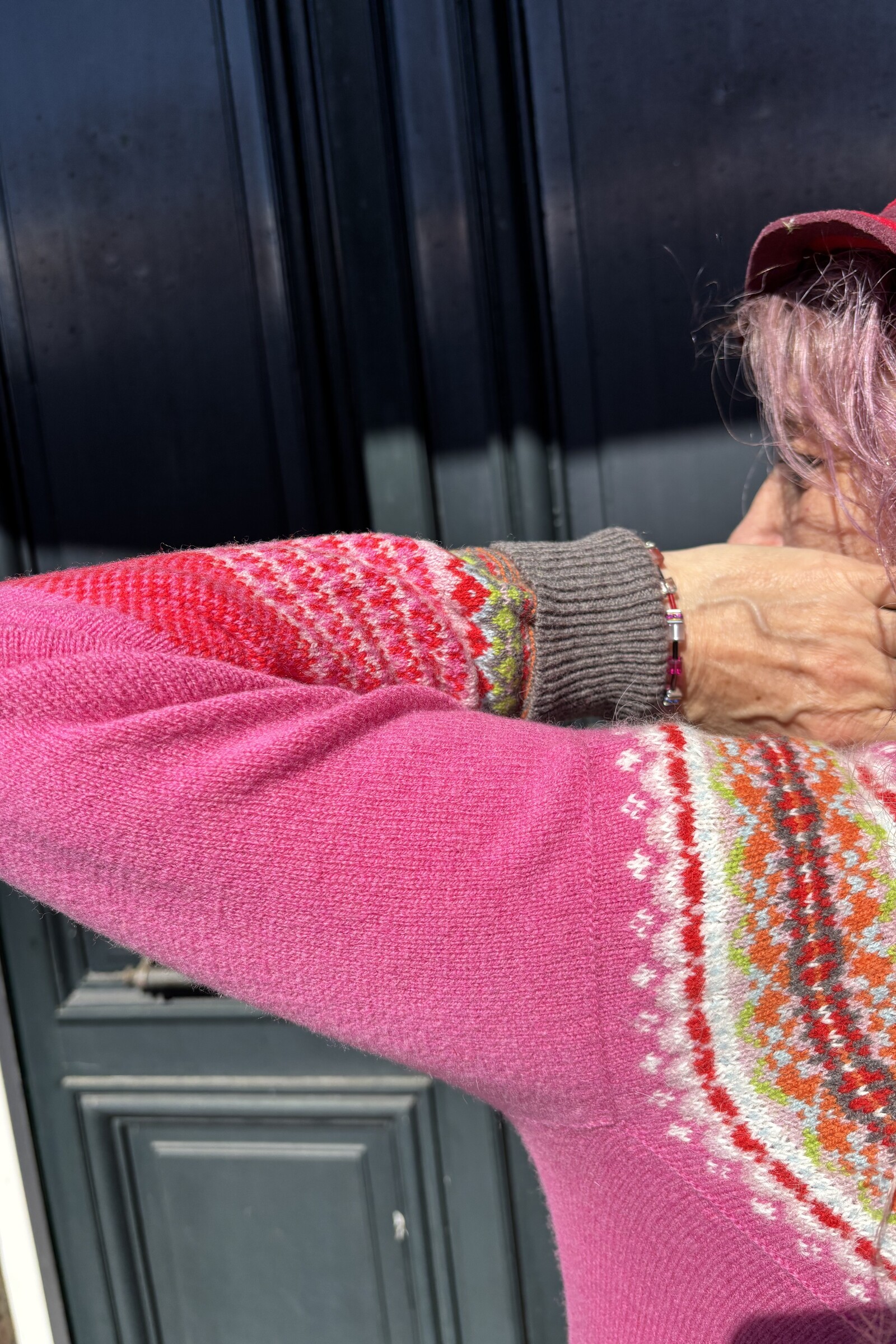 Eribé Eribé - Alpine Cardigan Pink Lily