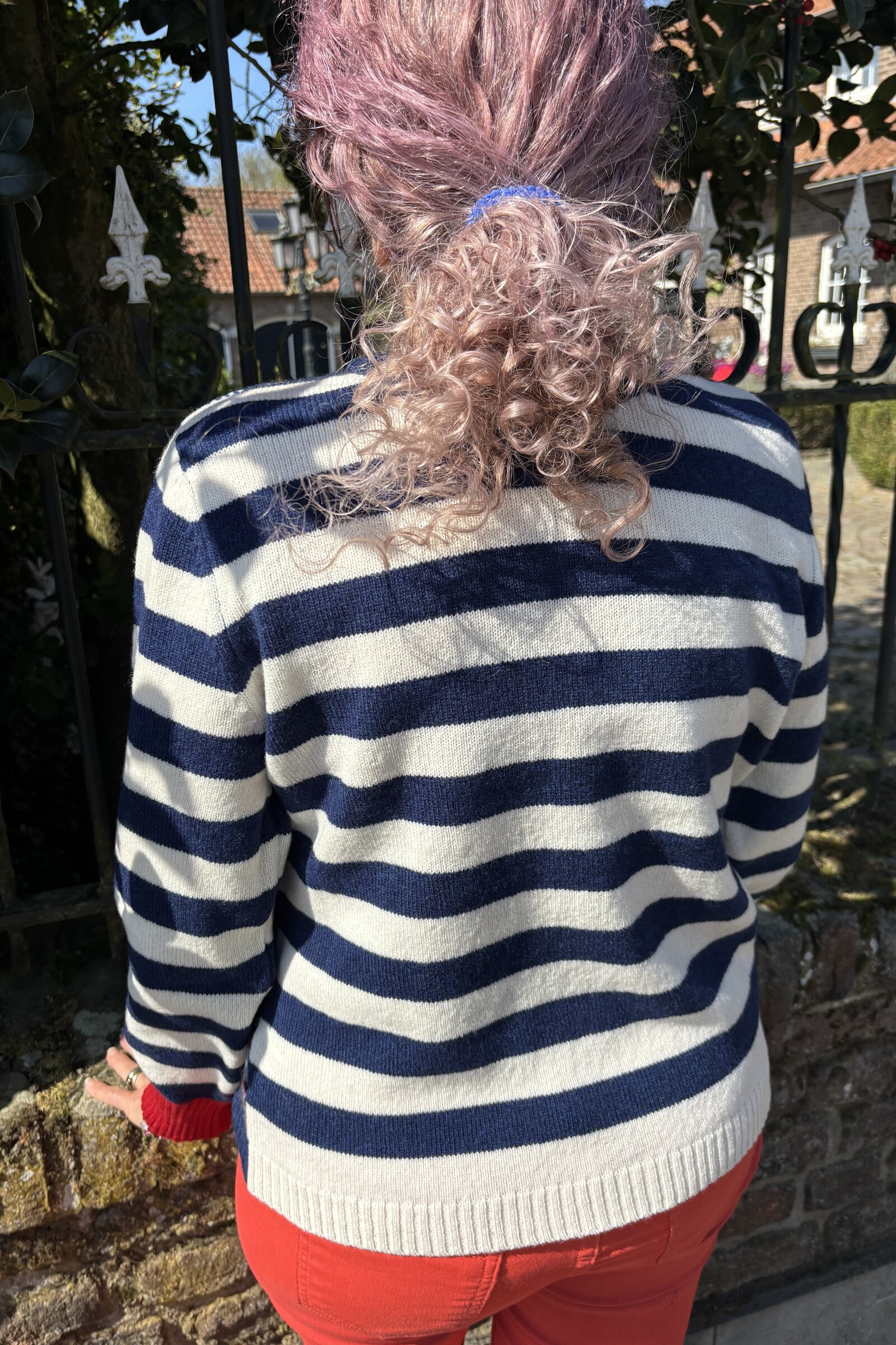 Eribé Eribé - Stobo Fairisle Sweater Navy Reflections