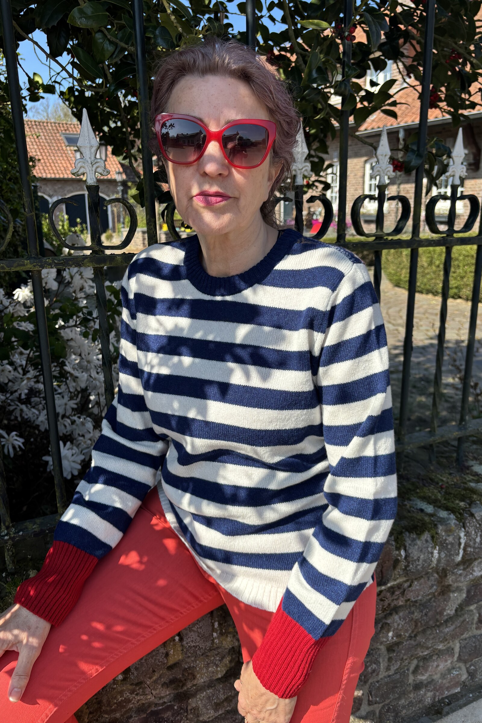 Eribé Eribé - Stobo Fairisle Sweater Navy Reflections