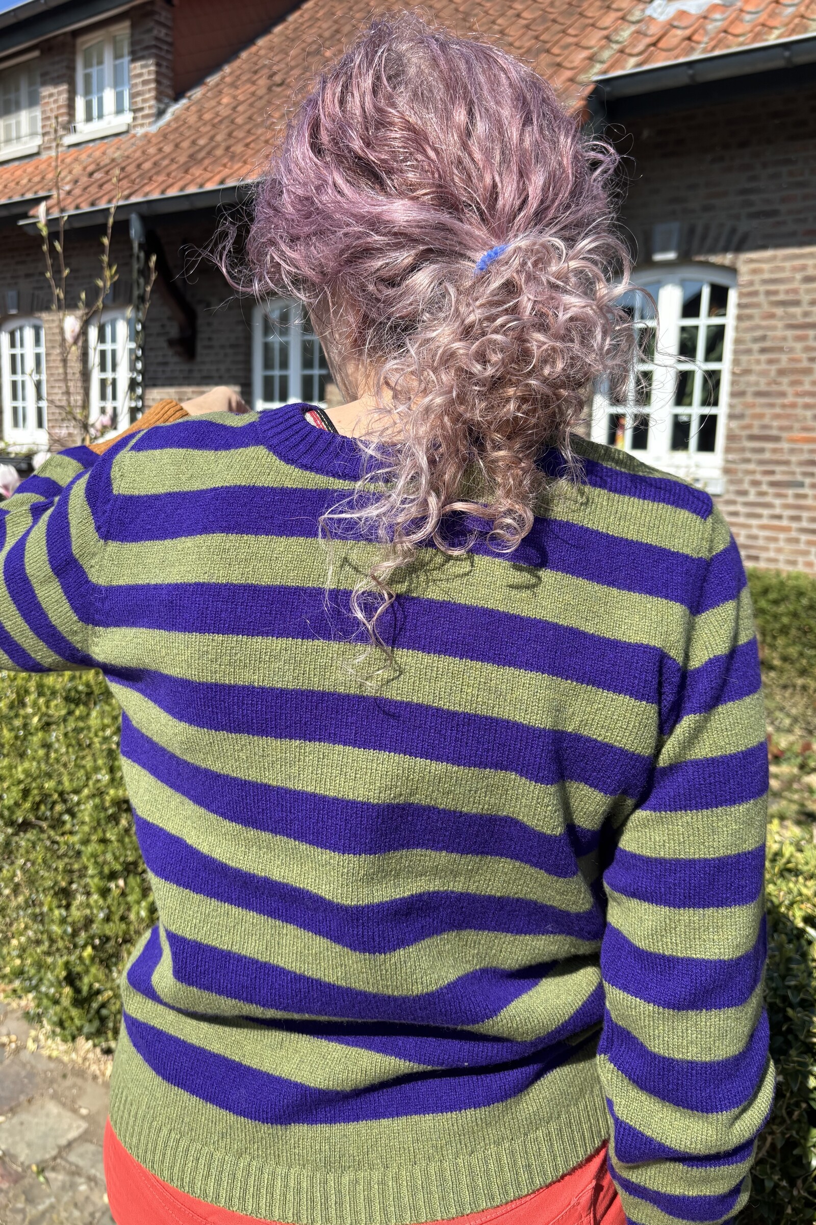 Eribé Eribé - Stobo Fairisle Sweater Mulberry