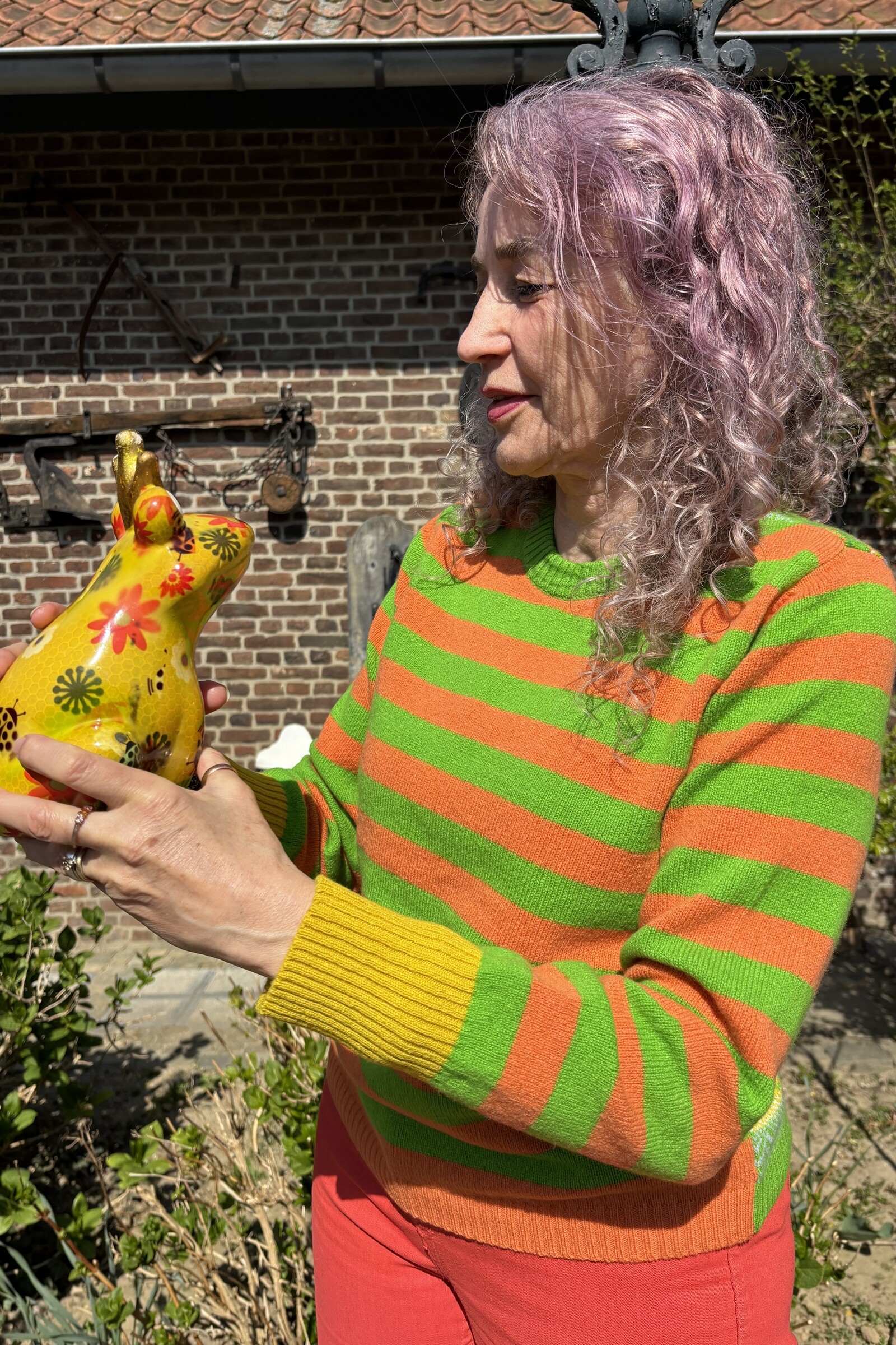 Eribé Eribé - Stobo Fairisle Sweater Spring Green