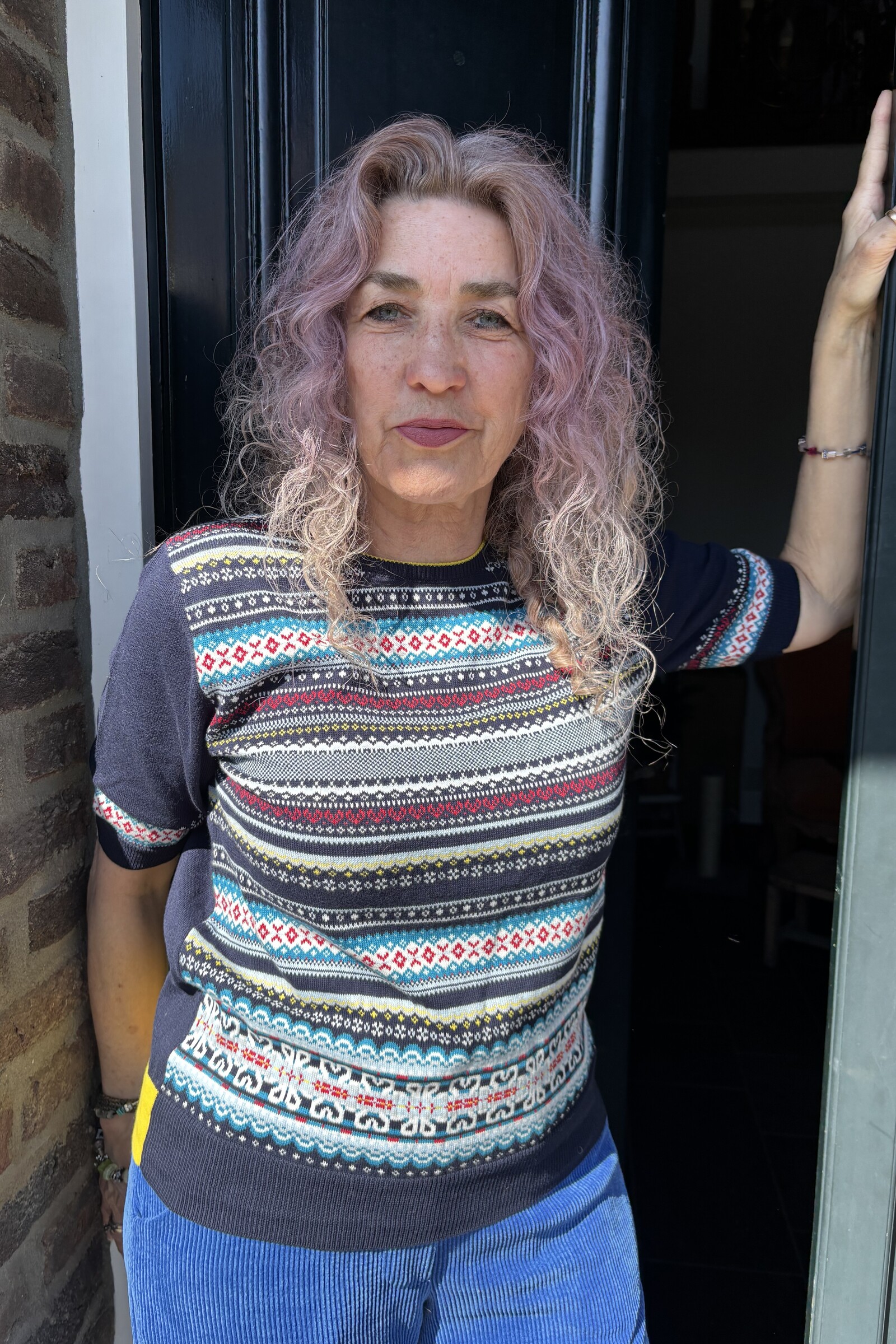 Eribé Eribé - Sailor Half Sleeve Sweater Navy