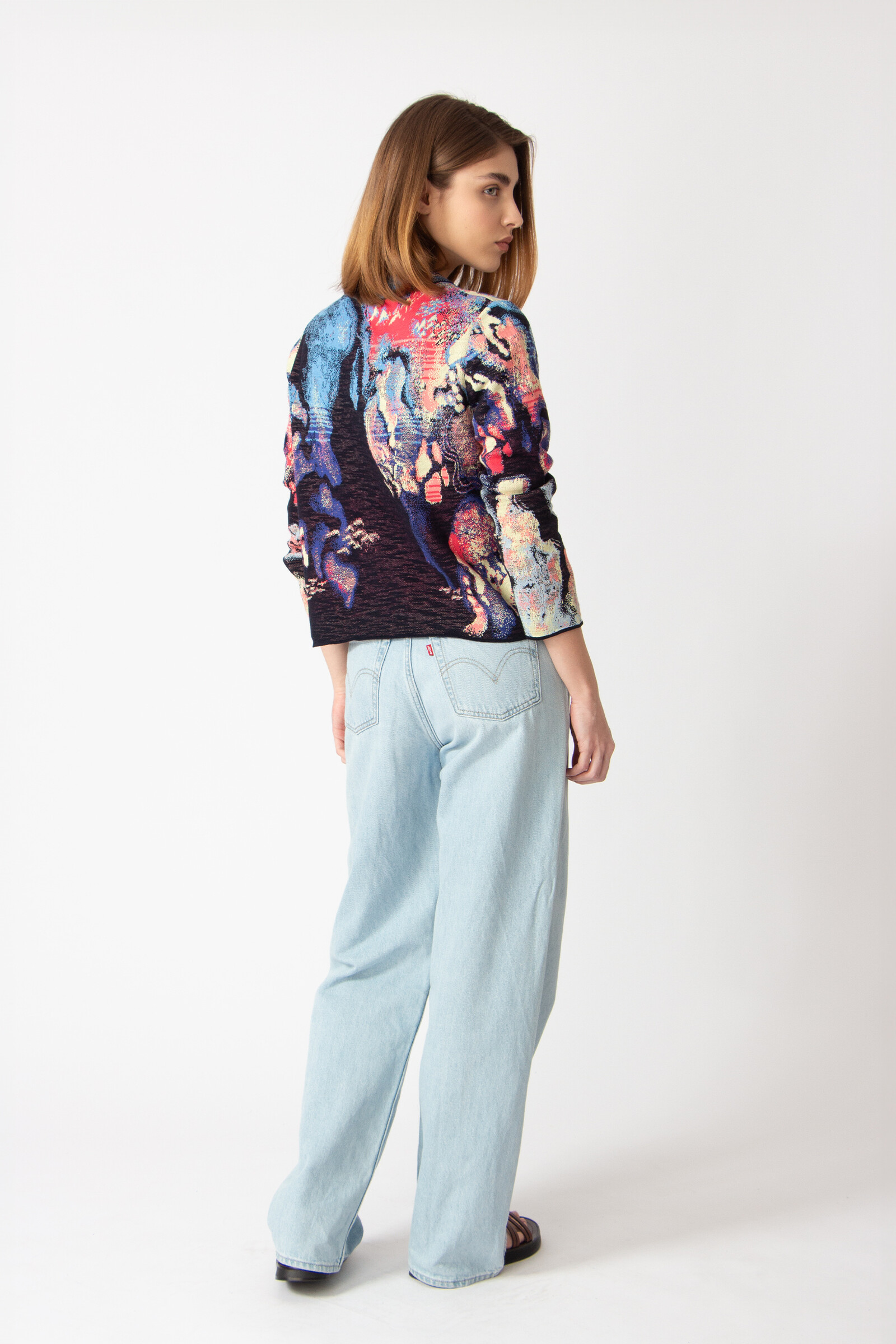 IVKO  Woman IVKO - Short Cardigan Terrain Pattern Marine