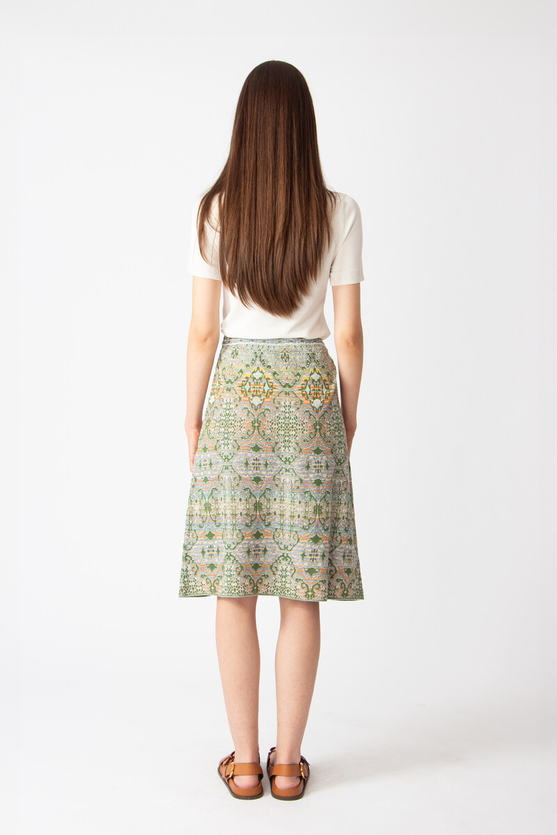 IVKO - Skirt Morocco Pattern Pastel Green