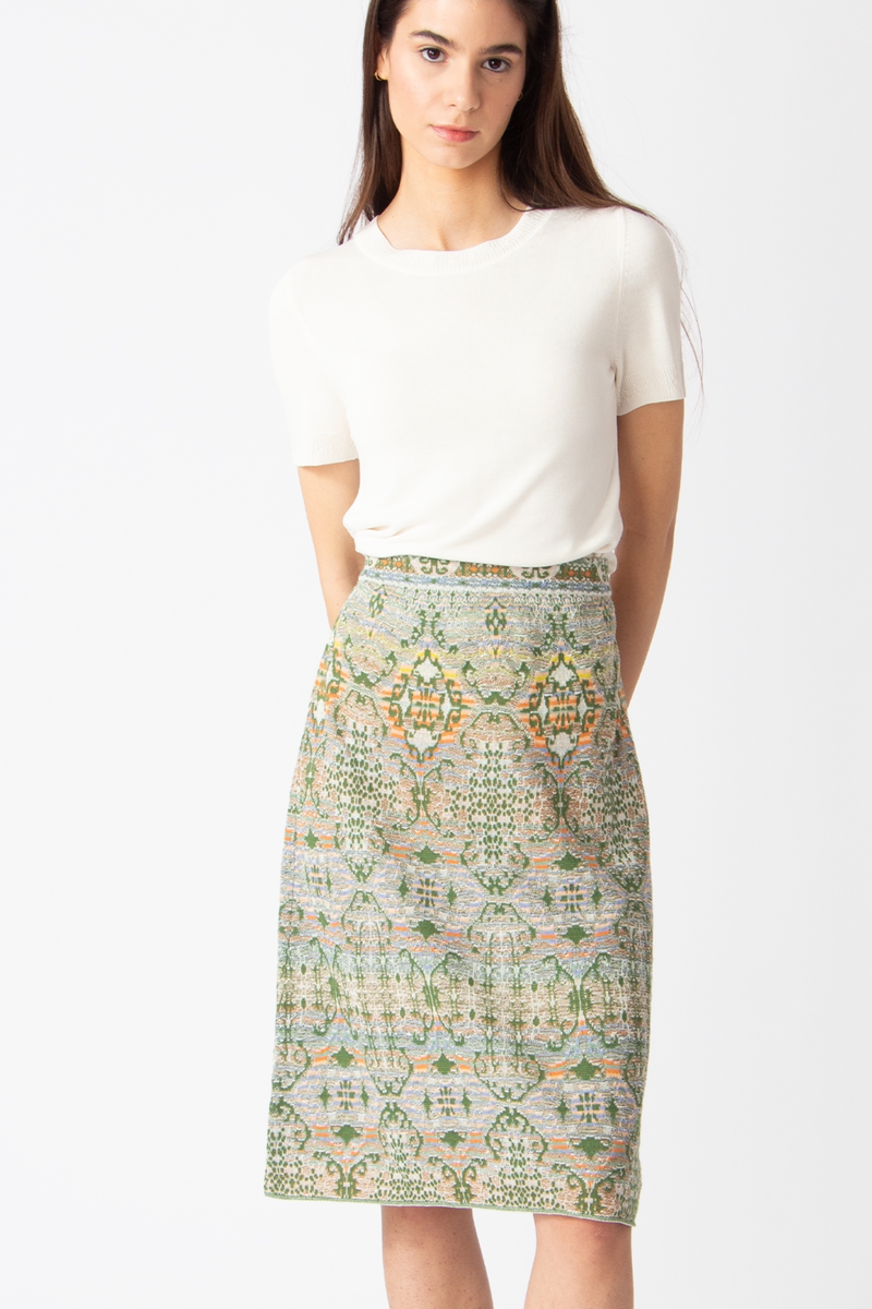 IVKO - Skirt Morocco Pattern Pastel Green