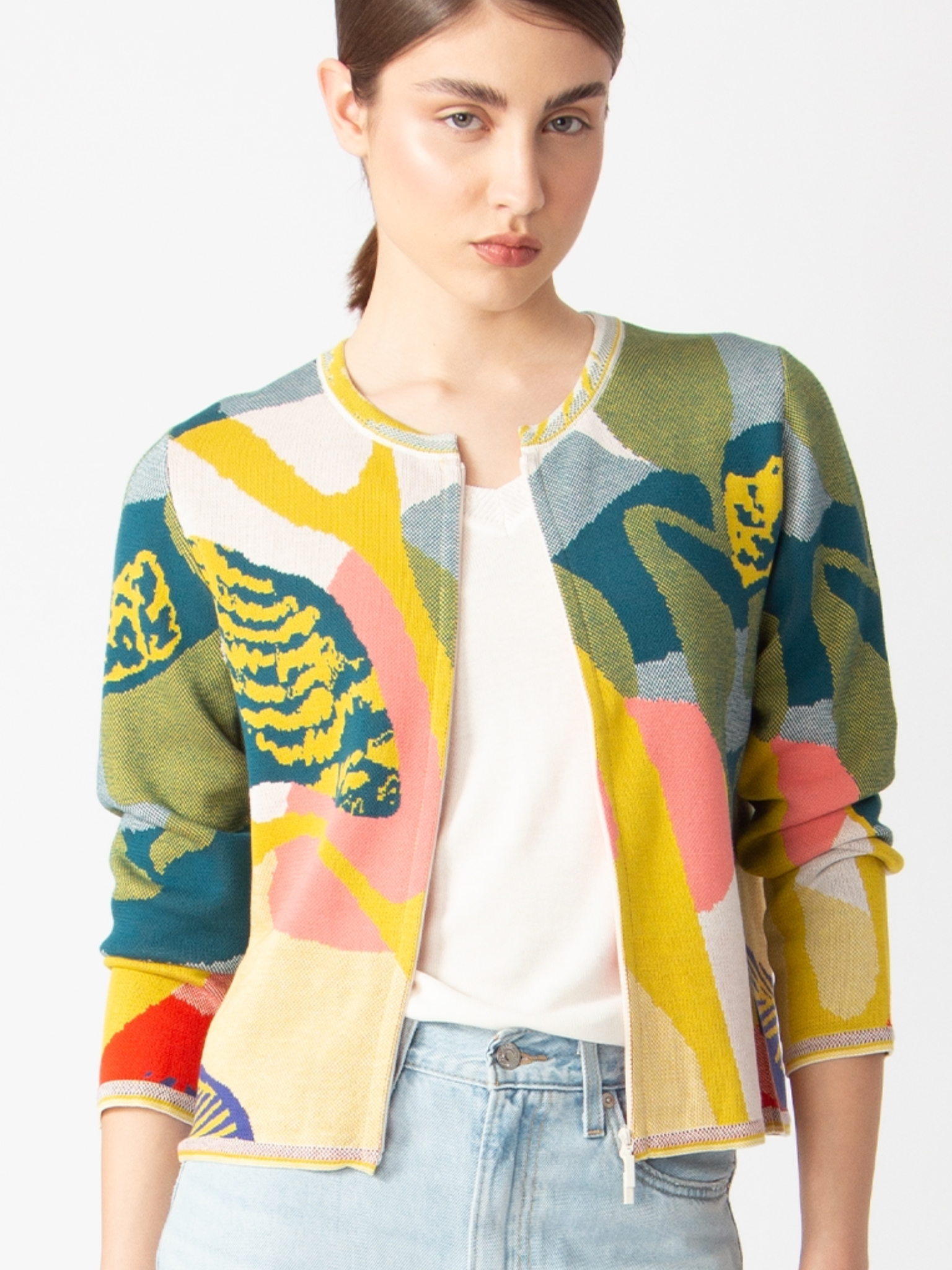 サイコム psicom INDIAN SUMMER CARDIGAN IVKO Woman Colorful
