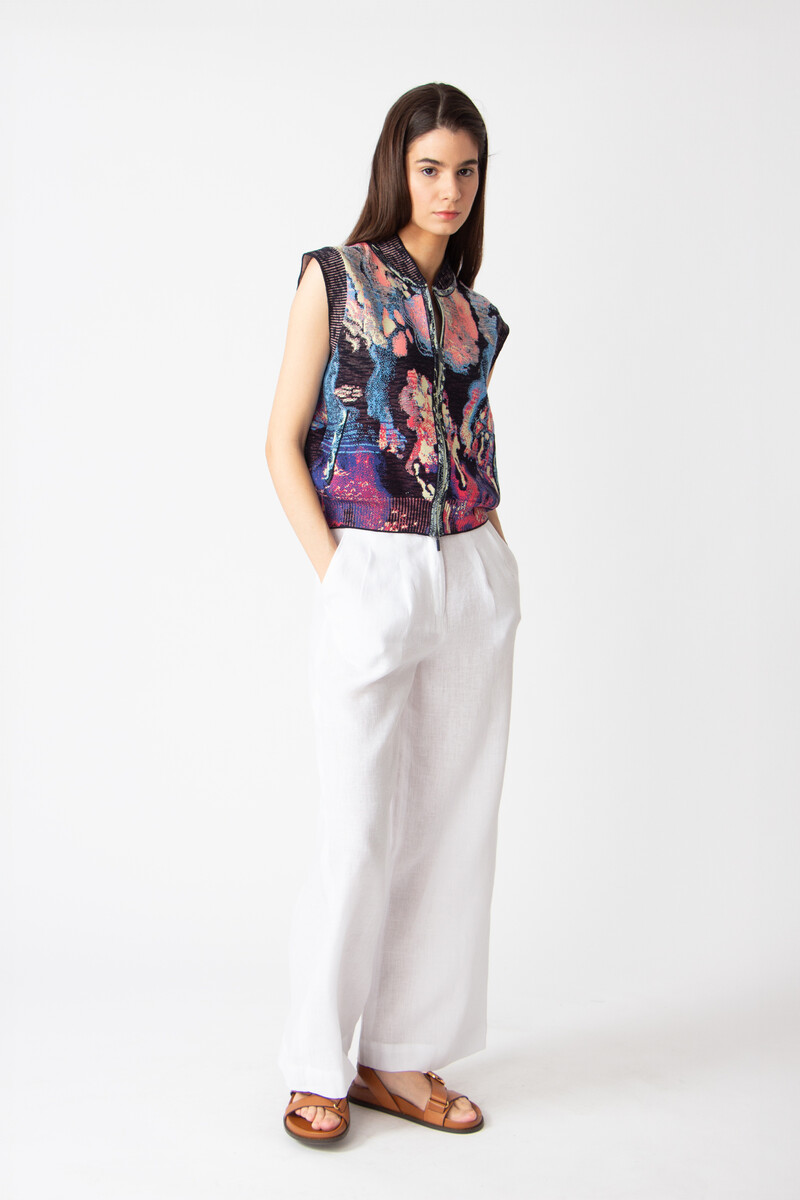 IVKO - Sleeveless Jacket Terrain Pattern Marine