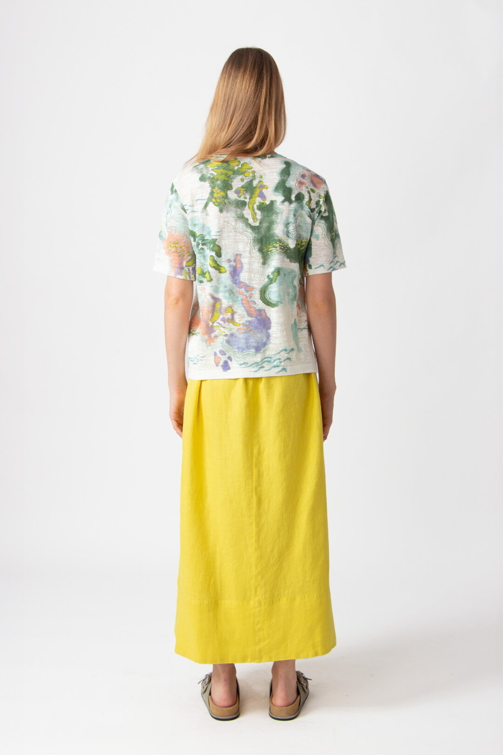 IVKO  Woman IVKO - Printed Pullover Terrain Pattern White