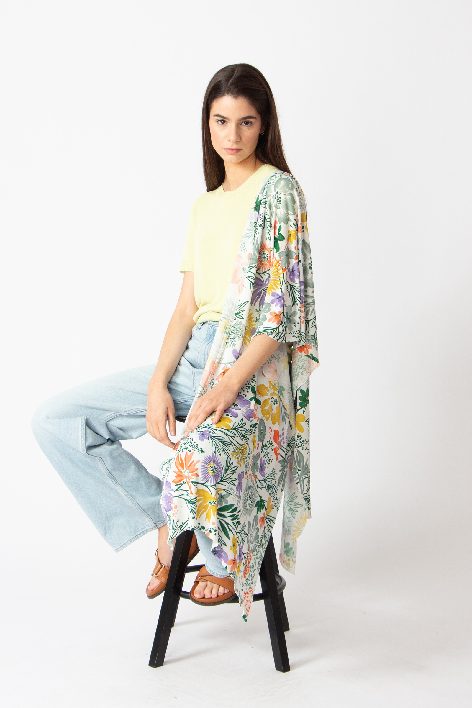 IVKO  Woman IVKO - Printed Scarf Floral Print White