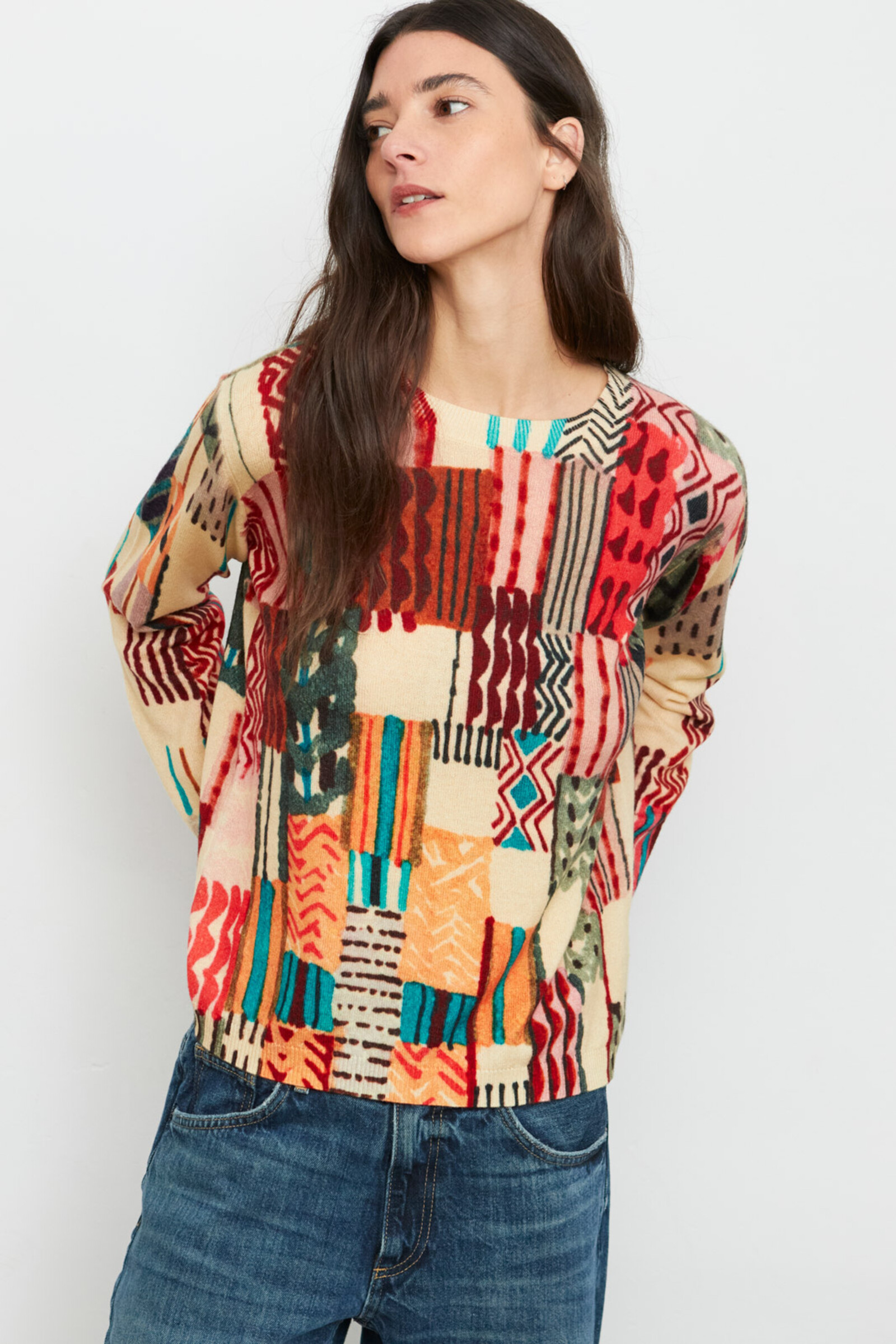 Aldo Martins  Aldo Martins - Sweater Bonete | Luxe Damestrui van Merinowol & Kasjmier