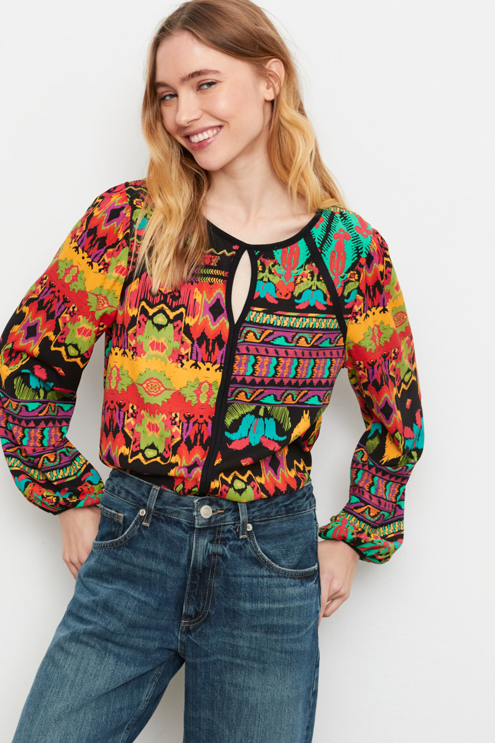 Aldo Martins  Cap Juluca A New Story Aldo Martins - Shirt Irene | Colourful Women’s Shirt Cap Juluca