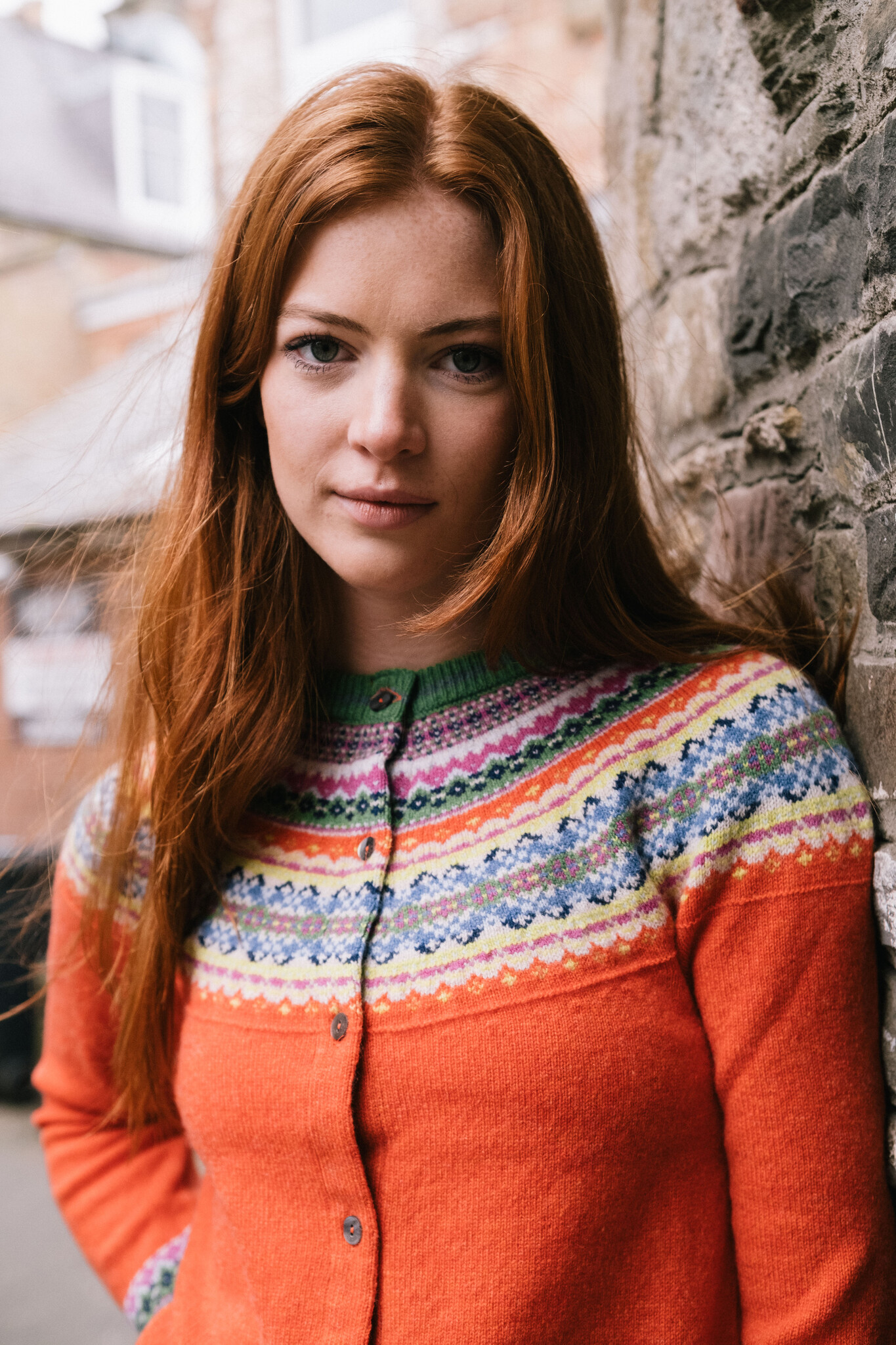ERIBÉ SCOTLAND SCAPA カーディガン 38サイズ ERIBÉ Women's Alpine Cardigan Merino Wool Fairisle Yoke – ERIBÉ