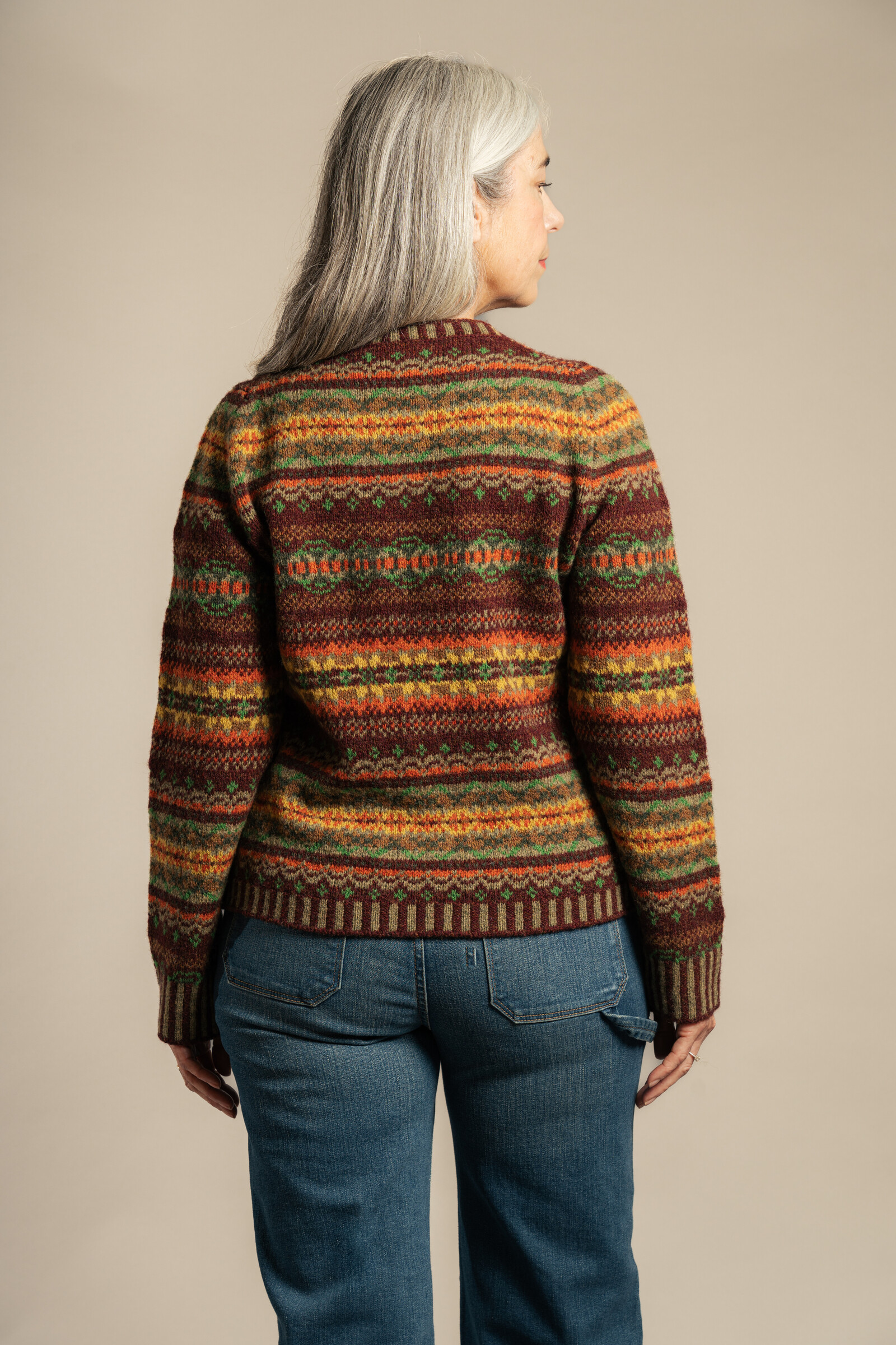 Eribé Eribé Westray Cardigan Portree | Masterpiece of 100% Shetland Wool