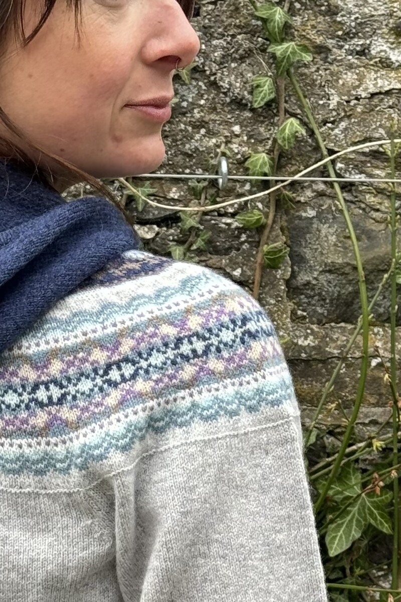 Eribé Alpine Hoody Sweater Arctic | Grijze Trui van 100% Merinowol