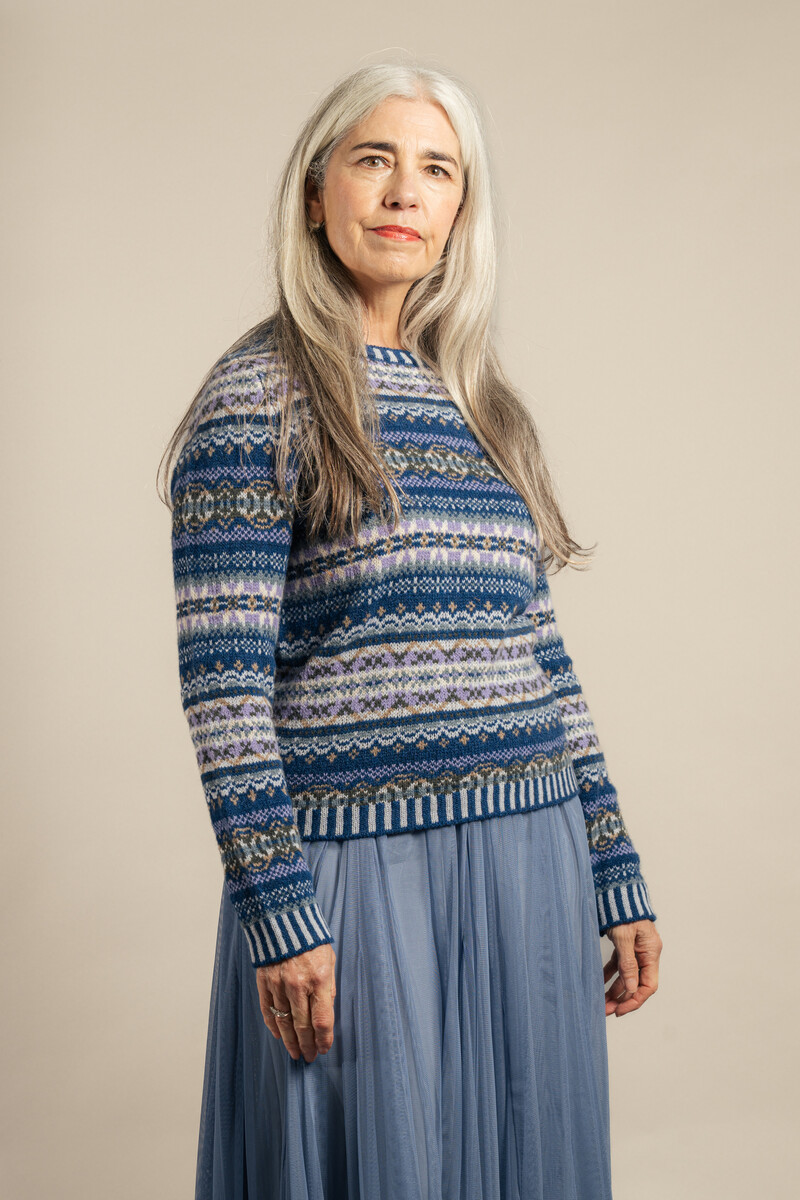 Eribé Kinross Sweater Sapphire | Betoverende Trui van 100% Lamswol