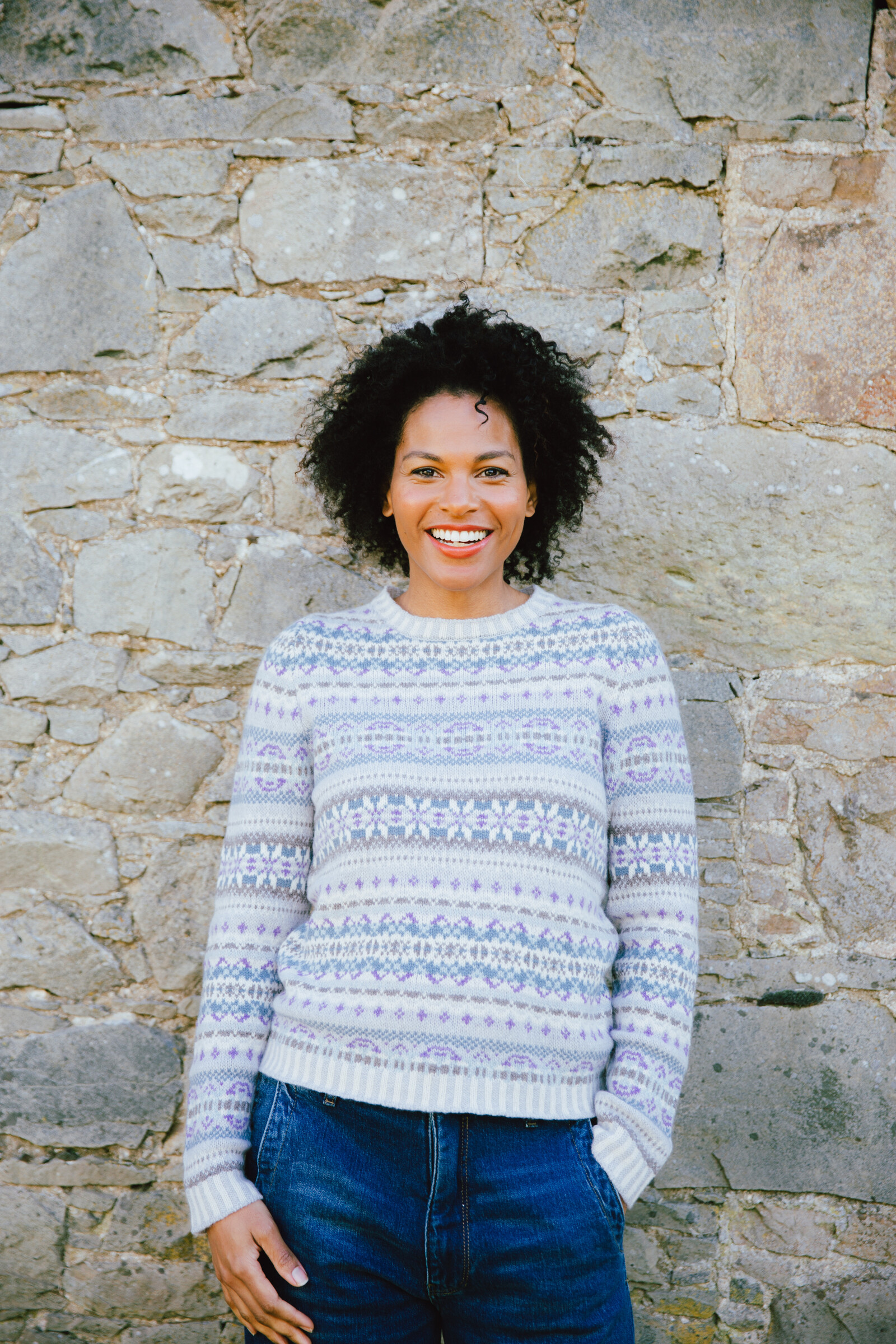 Eribé Eribé Kinross Sweater Chakra | Unique 100% Lambswool Sweater