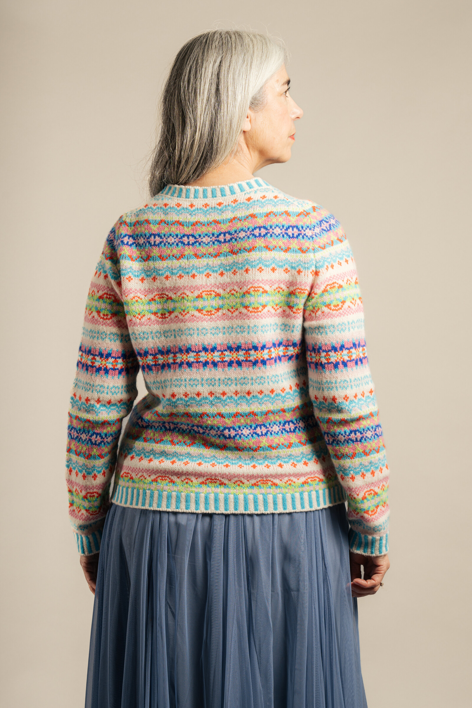Eribé Eribé Kinross Sweater Mural | Pull Expressif en 100% Laine d’Agneau