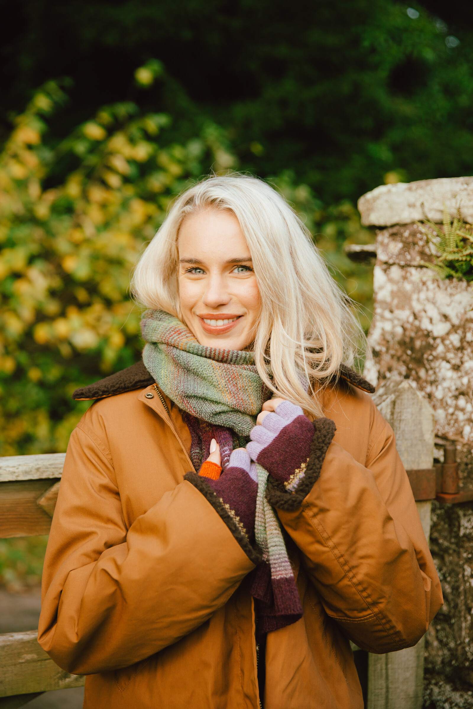 Eribé Eribé Treeline Wrap Lingonberry | Sparkling Scarf of Merino Wool & Kid Mohair