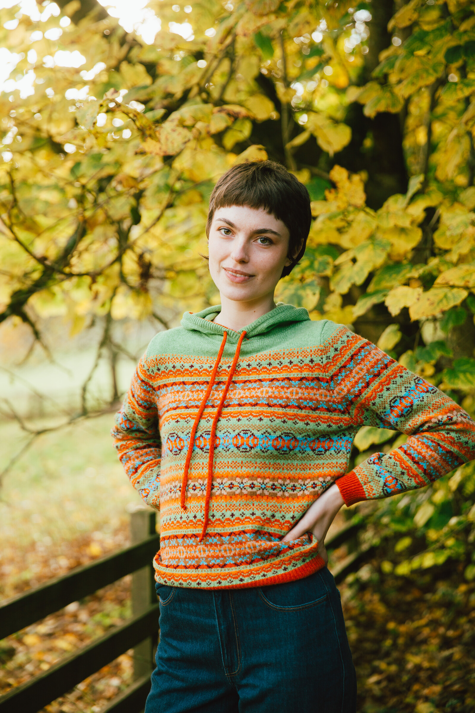 Eribé Eribé Kinross Hoody Sweater Furnace | Uitgesproken Trui van 100% Lamswol