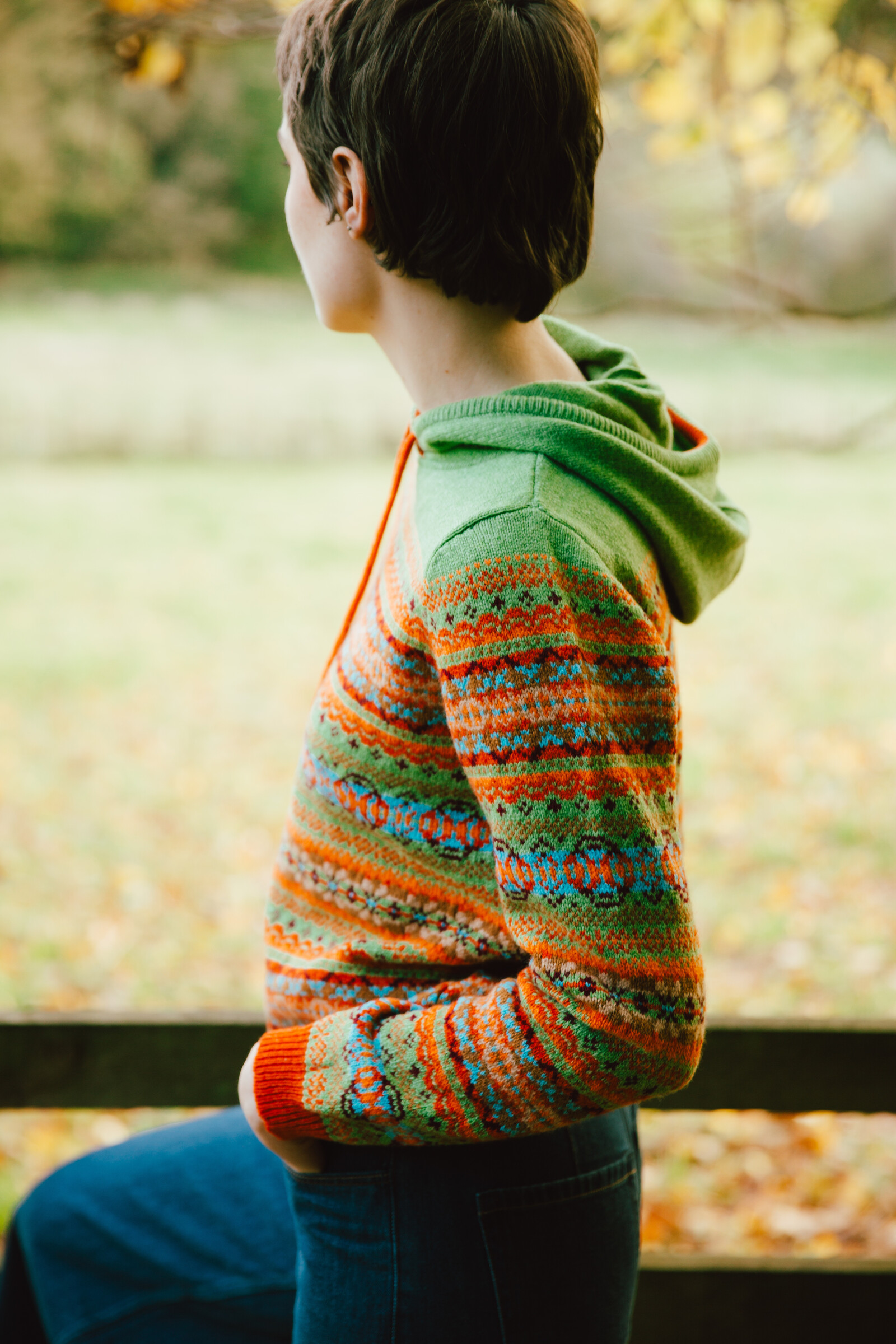 Eribé Eribé Kinross Hoody Sweater Furnace | Uitgesproken Trui van 100% Lamswol