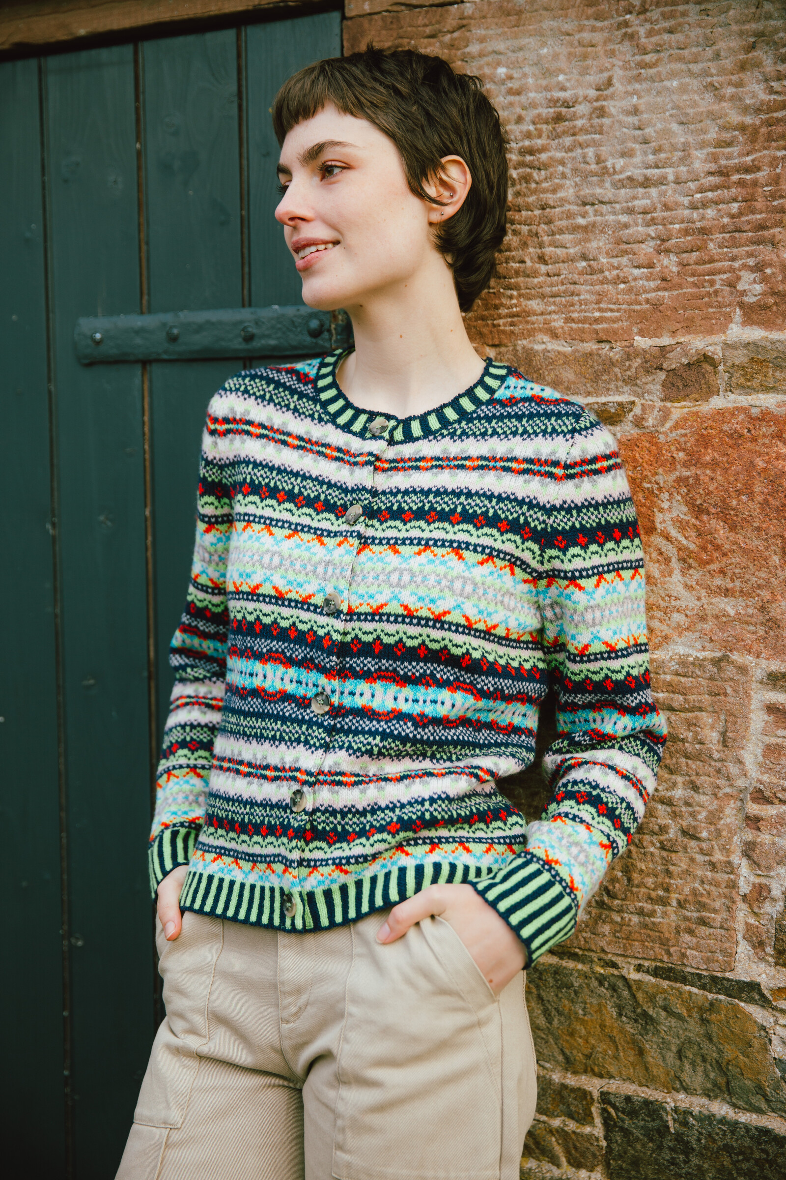 Eribé Eribé Kinross Cardigan Frolic | Luxus in 100% Lammwolle