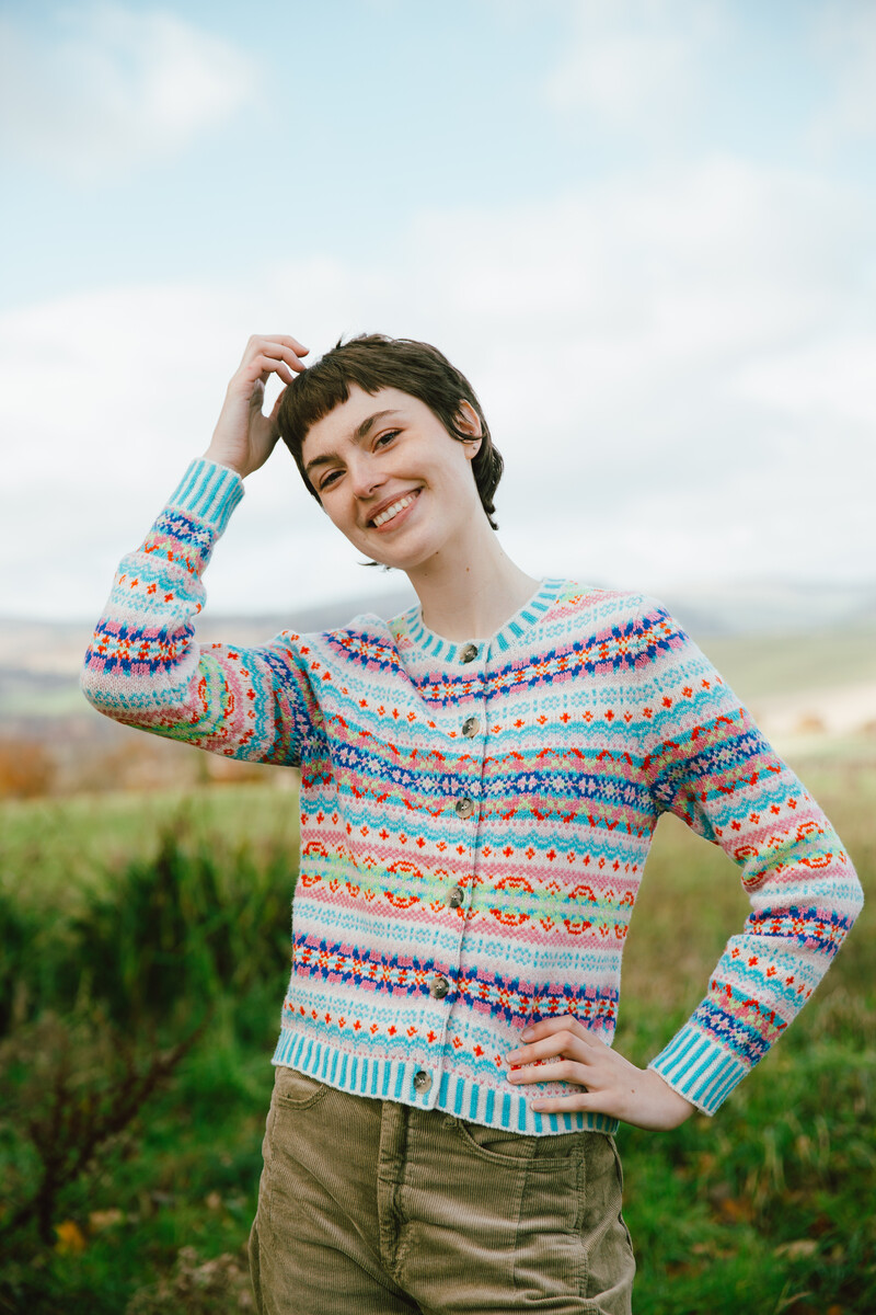 Eribé Kinross Cardigan Mural | Luxury in 100% Lambswool