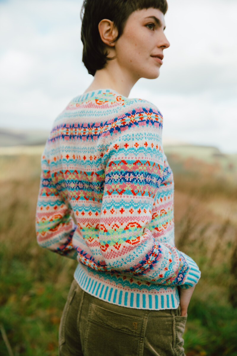 Eribé Kinross Cardigan Mural | Luxe en 100% Laine d’Agneau