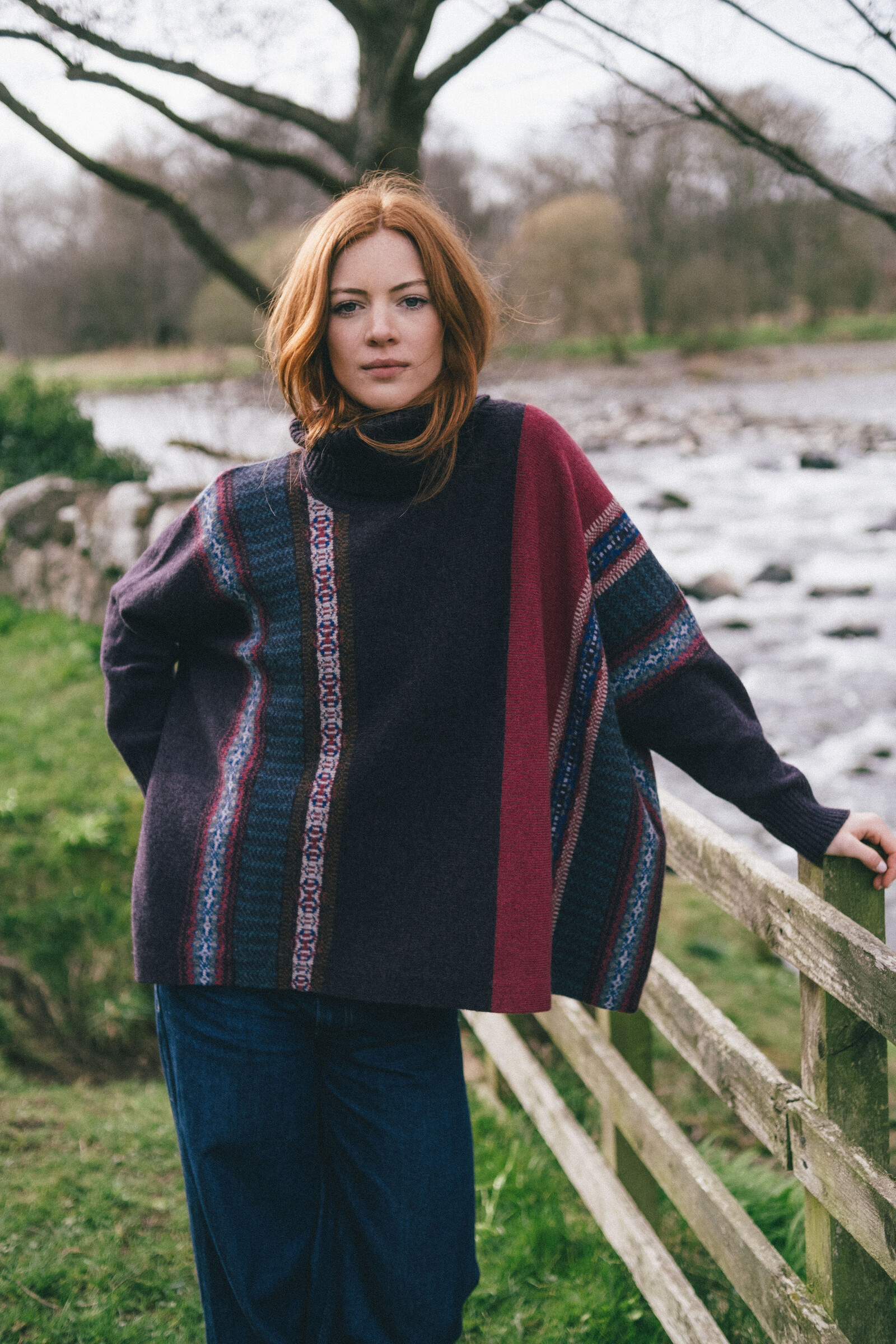 Eribé Eribé Montrose Cowl Sweater Bramble | Scottish Sweater with Special Design