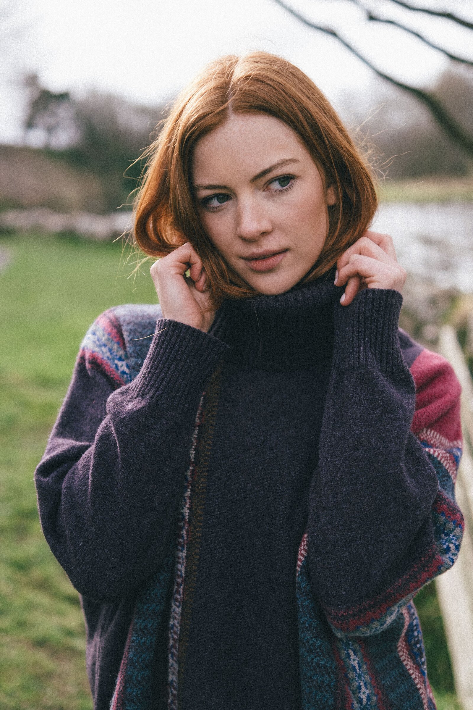 Eribé Eribé Montrose Cowl Sweater Bramble | Scottish Sweater with Special Design
