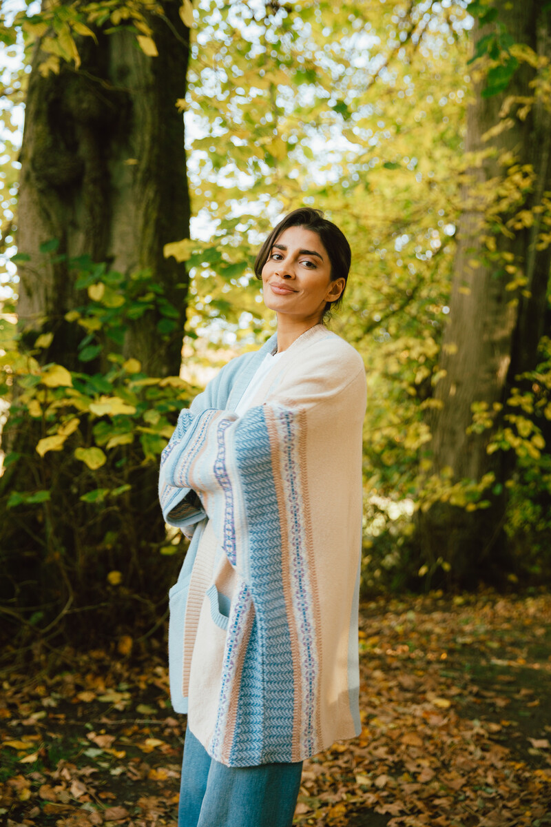 Eribé Montrose Blanket Coat Robyn | Versatile Eribé Cardigan of 100% Merino Wool