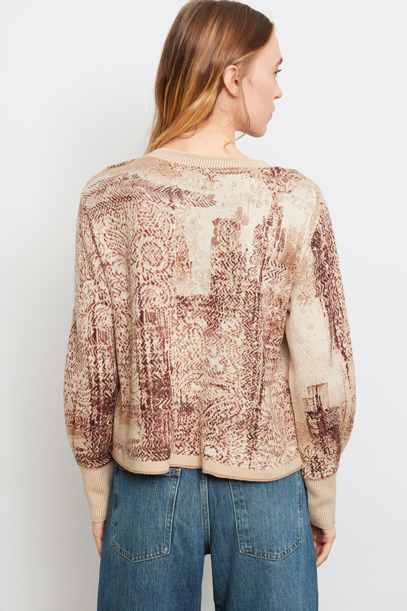 Aldo Martins Sweater Olas | Luxuriöser Designer Damenpullover in Warmen Erdtönen