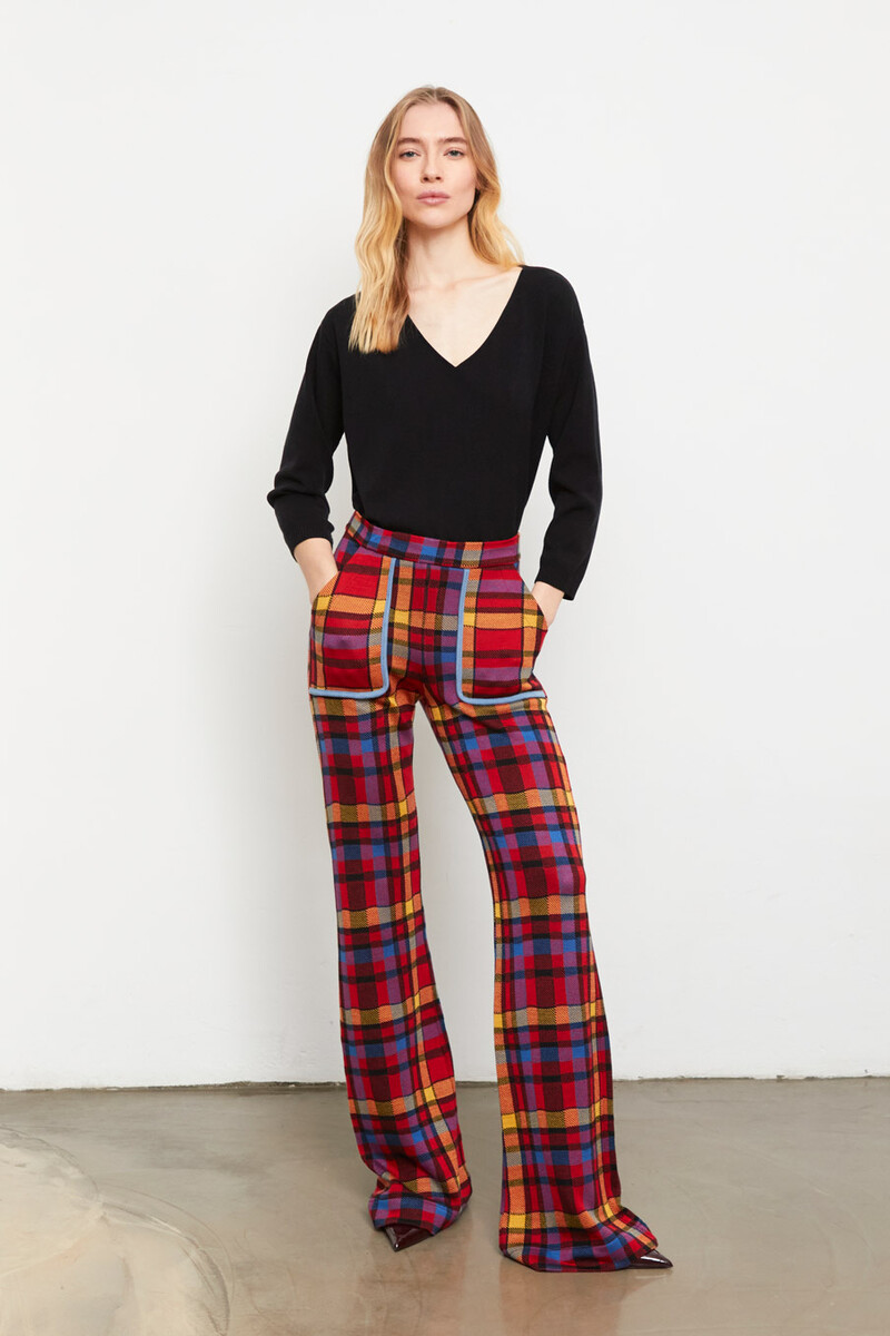 Aldo Martins Pants Khan | Pantalon à Carreaux Frappant