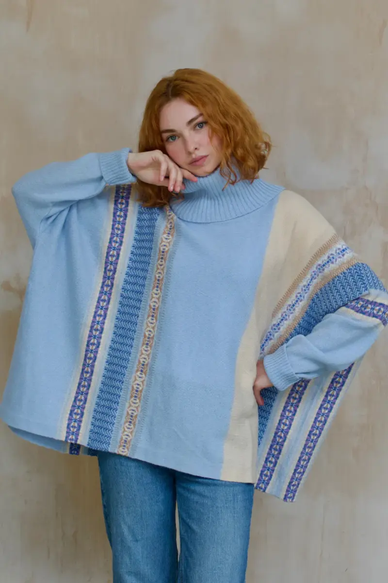 Eribé Montrose Cowl Sweater Robyn | Schottischer Pullover mit Besonderem Design
