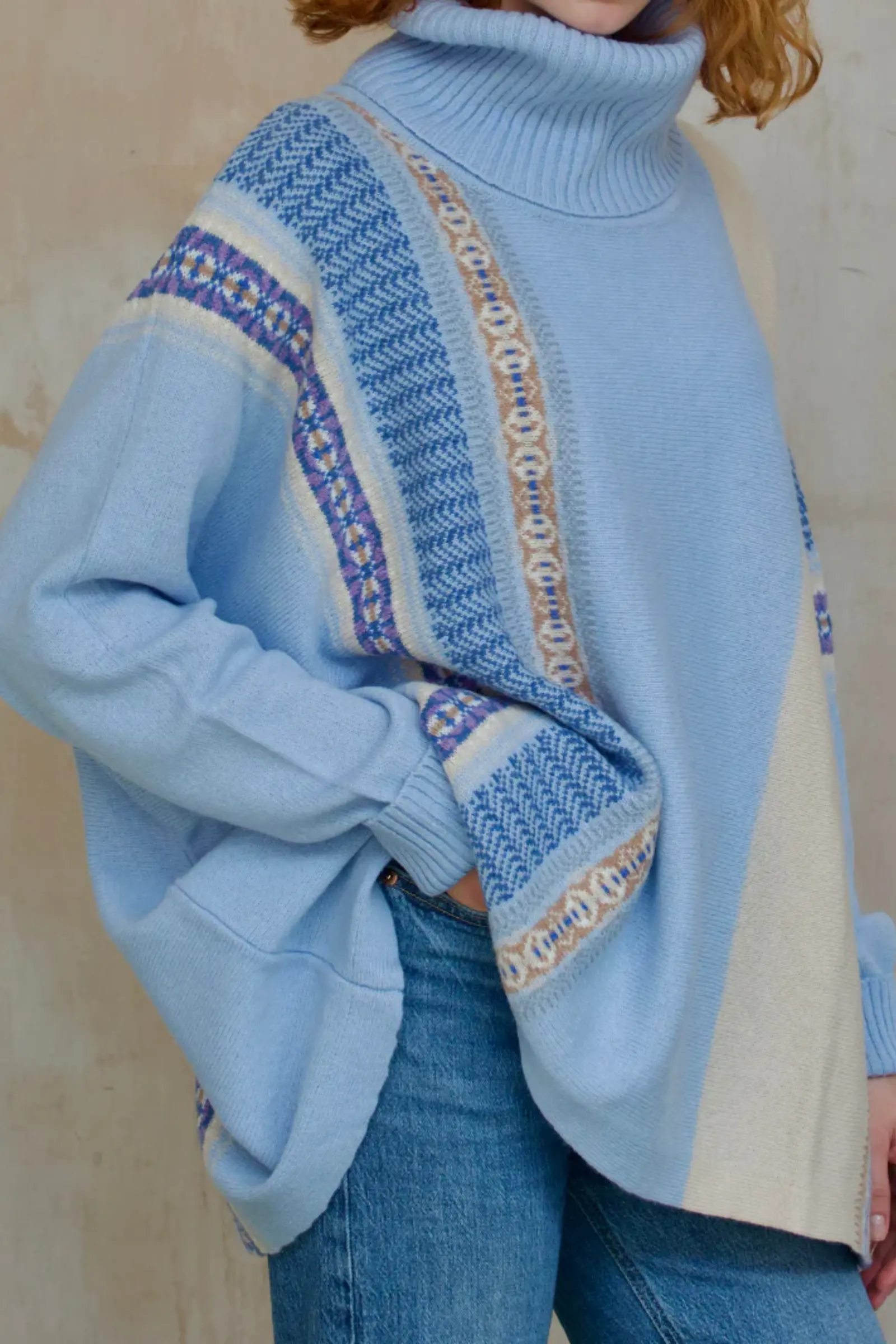 Eribé Eribé Montrose Cowl Sweater Robyn | Pull Écossais au Design Spécial