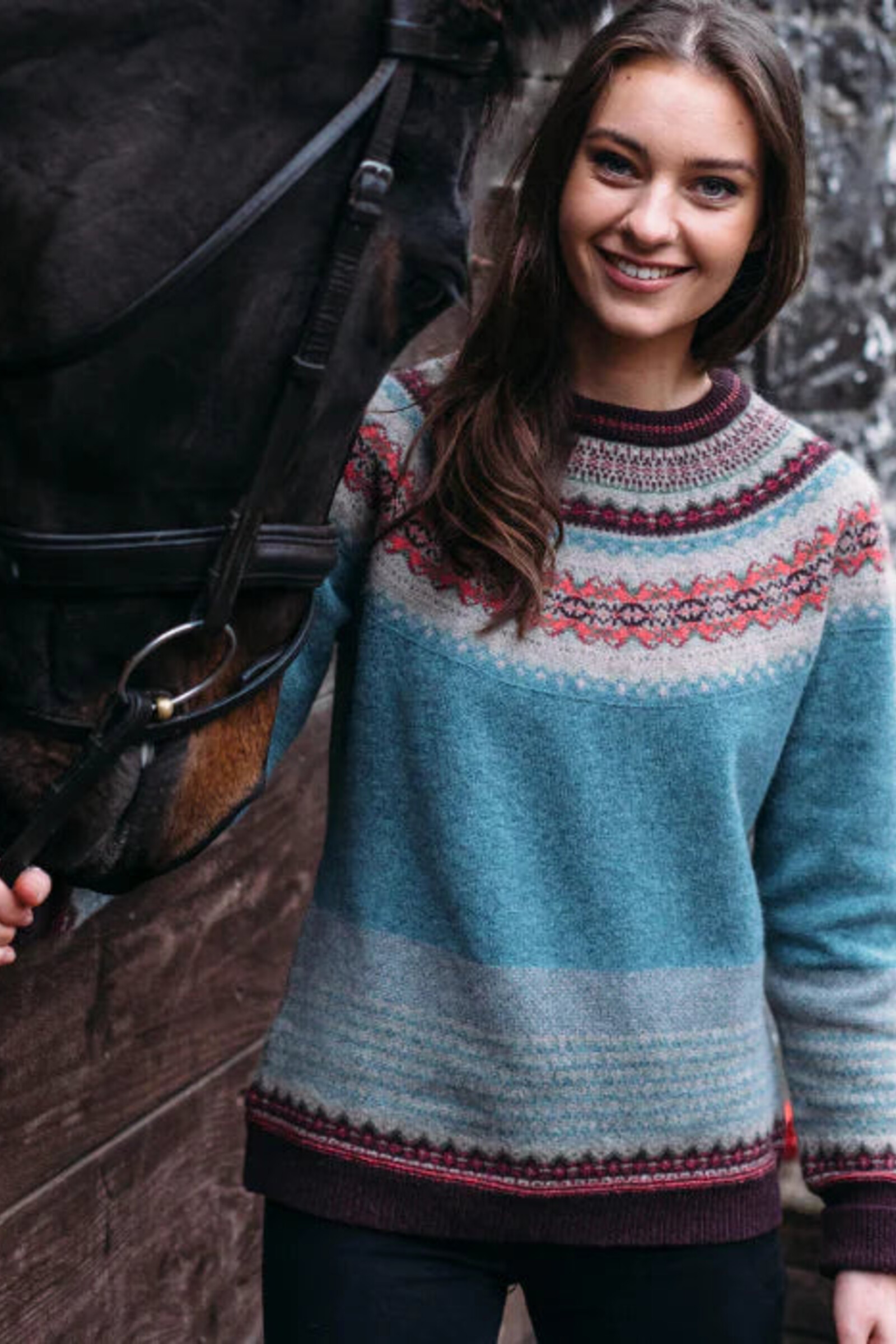 Eribé Eribé Alpine Sweater Oldrose |  Warme en Zachte Trui met Tedere Tinten