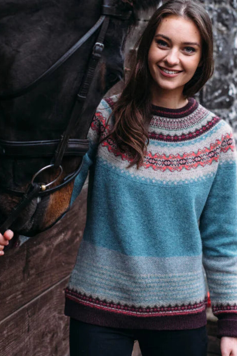 Eribé Alpine Sweater Oldrose |  Warme en Zachte Trui met Tedere Tinten