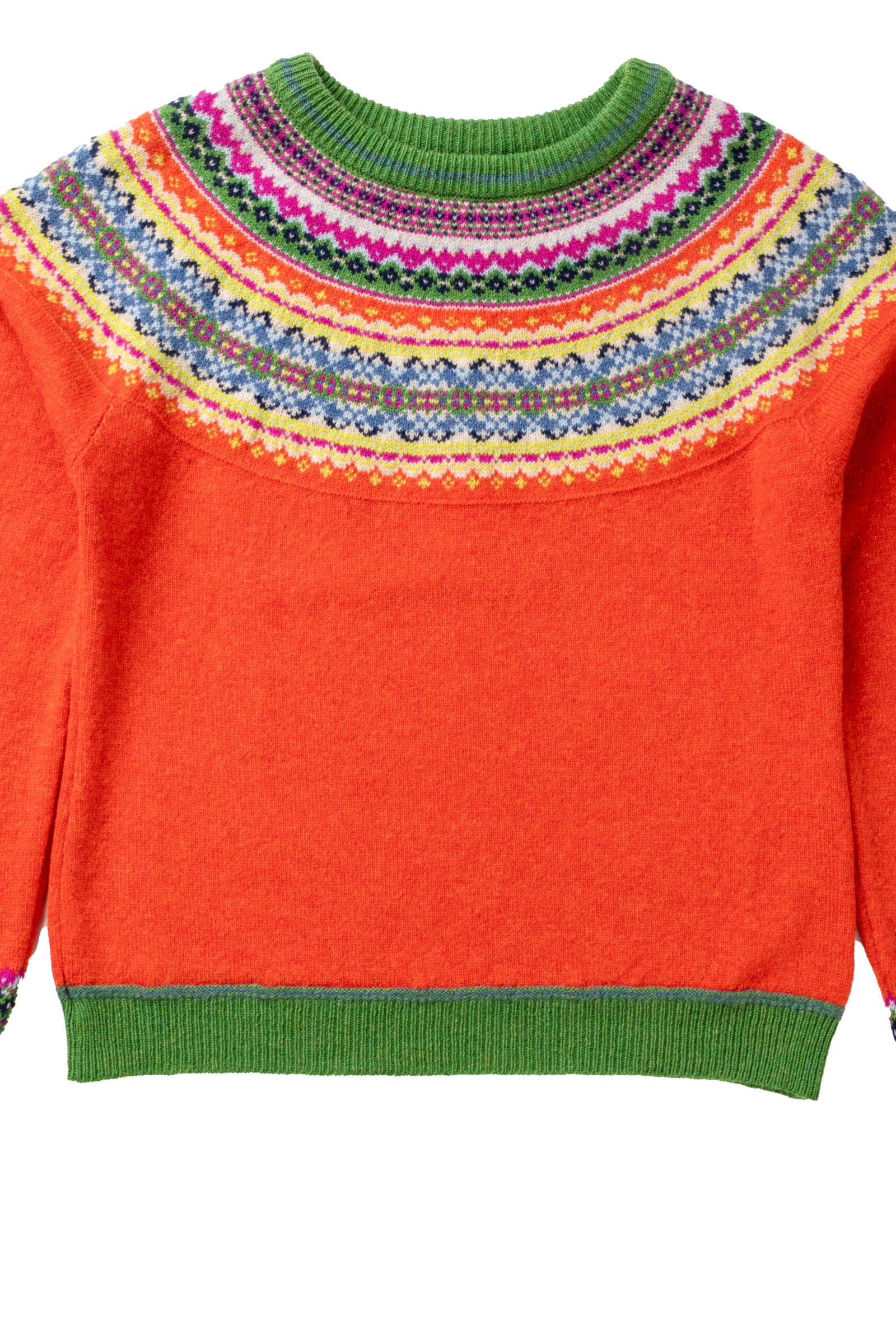 Eribé Eribé Alpine Short Sweater Bellarose |  Warme en Zachte Trui met Felle Tinten
