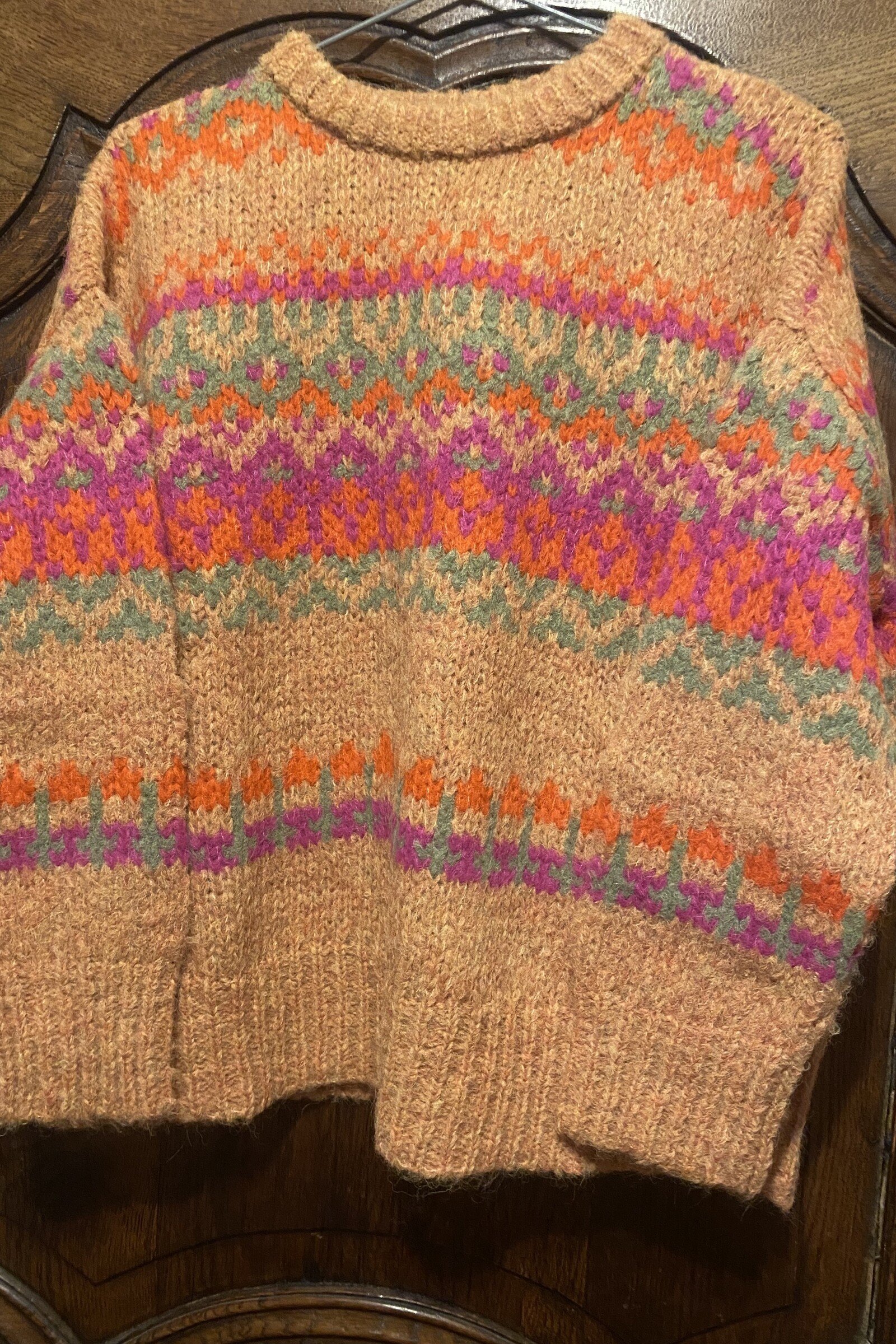 MANUELA BEDFORD MANUELA BEDFORD Ale Pullover Yellow | Gele Trui van Peruaanse Alpacawol