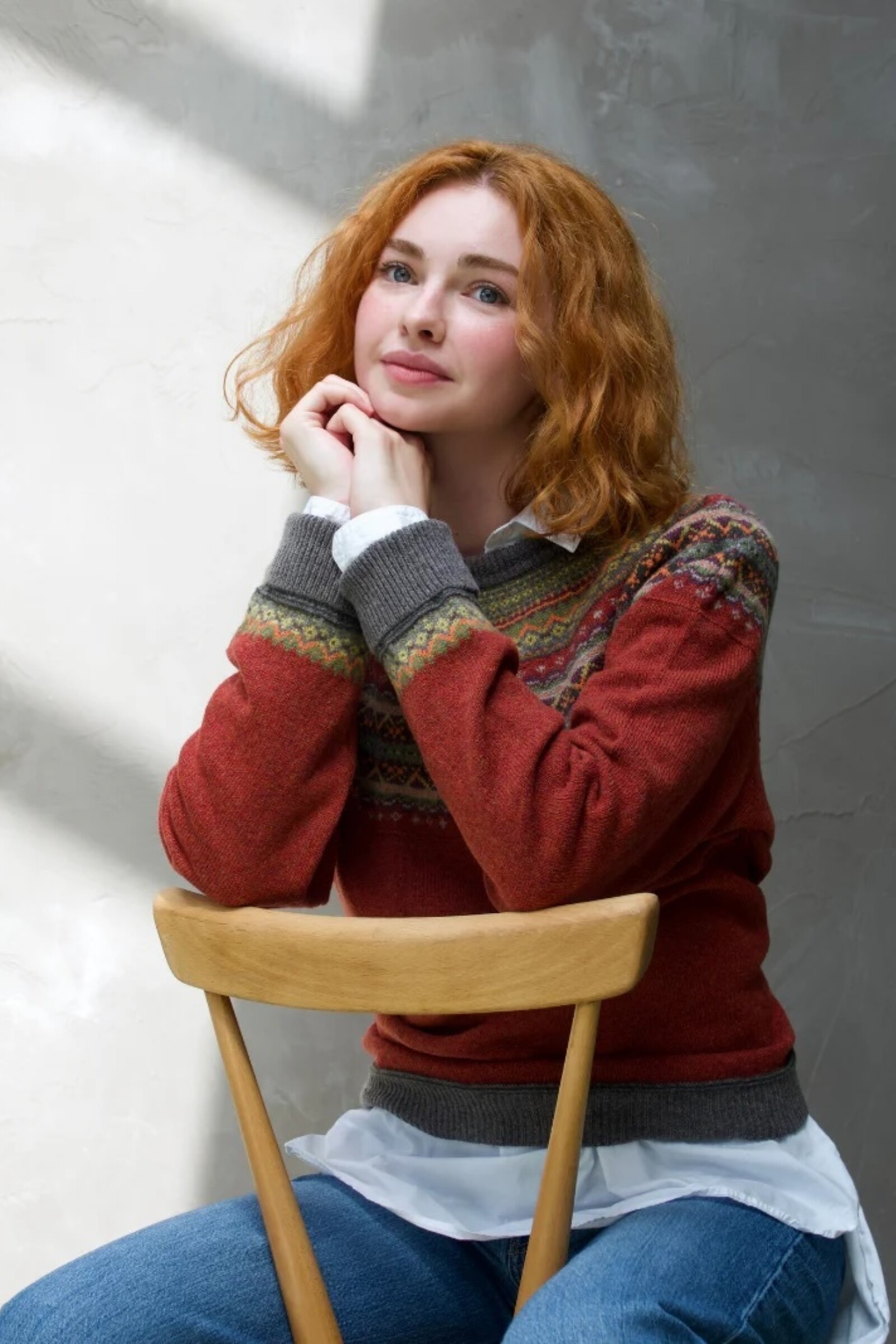 Eribé Eribé Alpine Short Sweater Copperleaf |  Pull Chaud et Doux dans des Tons Marron