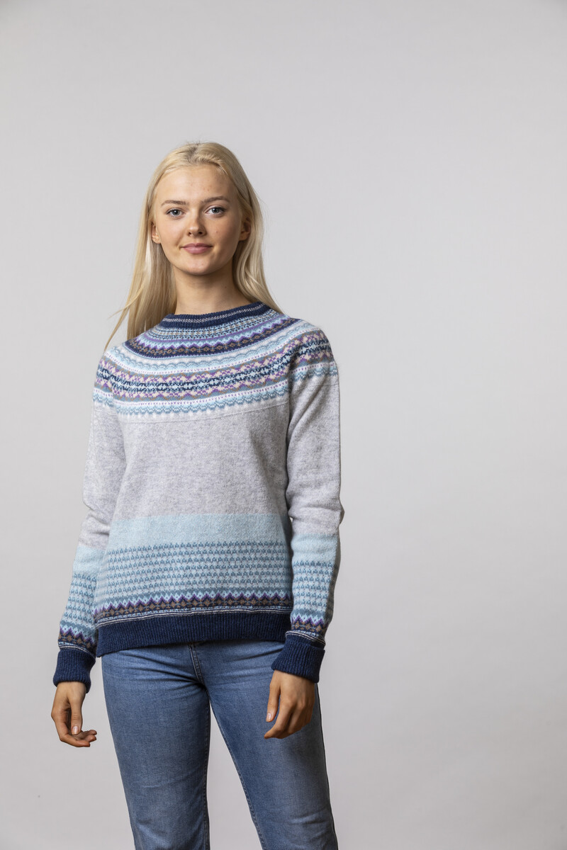 Eribé Alpine Sweater Arctic |  Warme en Zachte Trui in Grijstinten