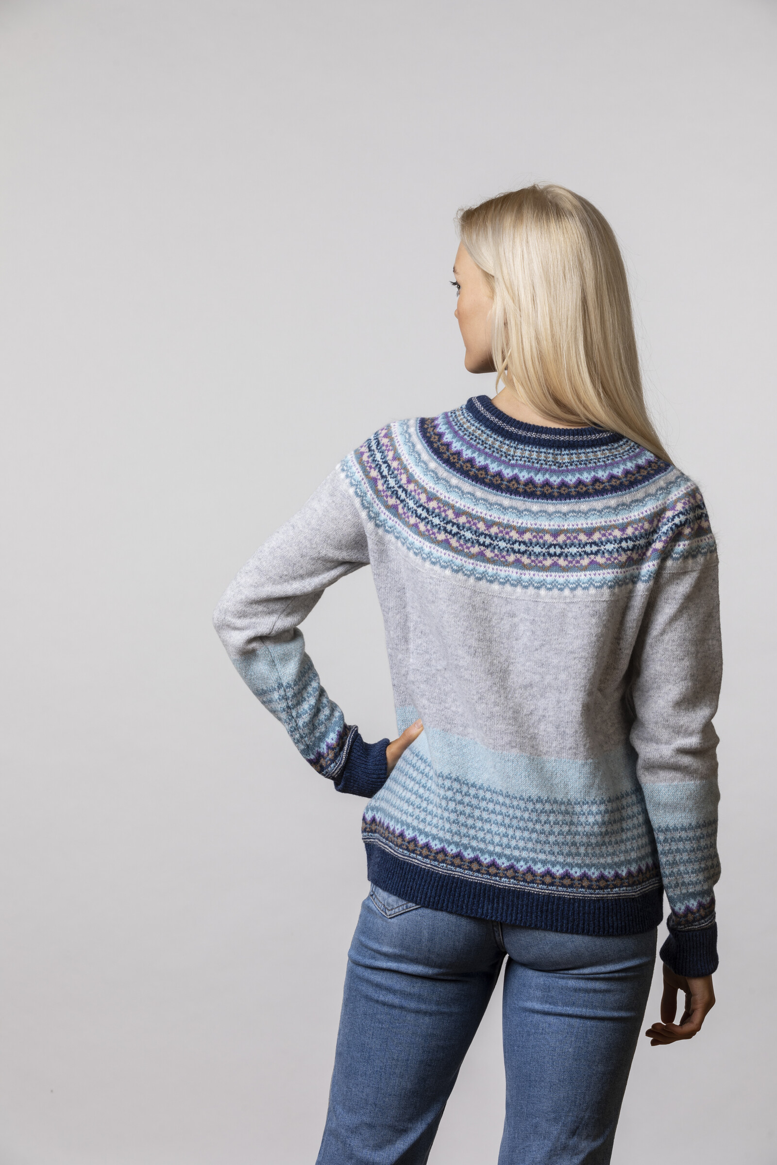 Eribé Eribé Alpine Sweater Arctic |  Warme en Zachte Trui in Grijstinten
