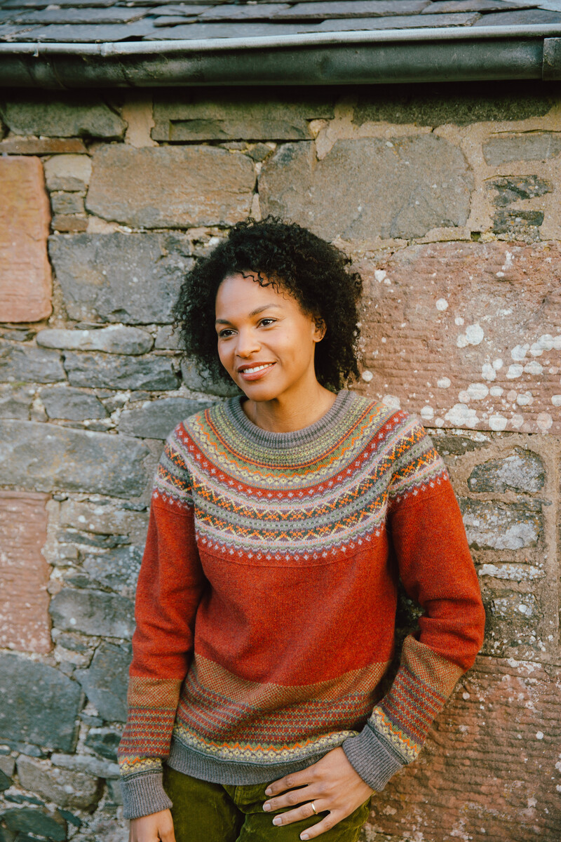 Eribé Alpine Sweater Copperleaf |  Warm and Soft Sweater in Brown Shades