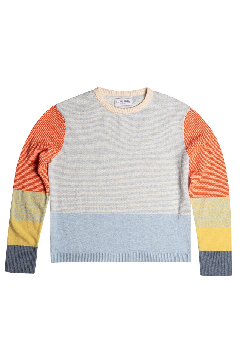 Eribé Melrose Tweed Sweater Musselburgh |  Pull de Caractère en 100% Extra Fine Laine Mérinos