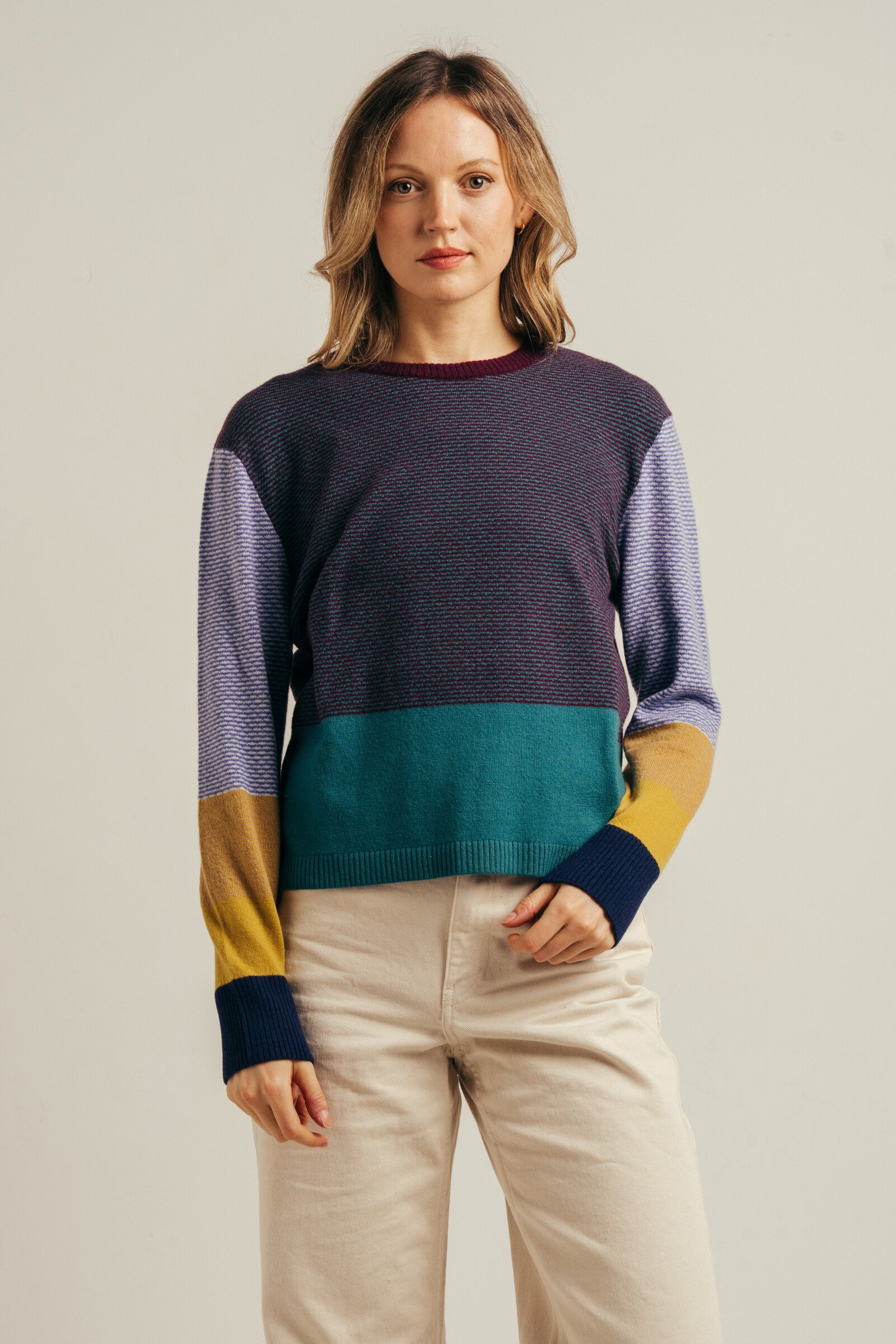 Eribé Eribé Melrose Tweed Sweater Muir |  Harmonious Sweater 100% Extra Fine Merino Wool